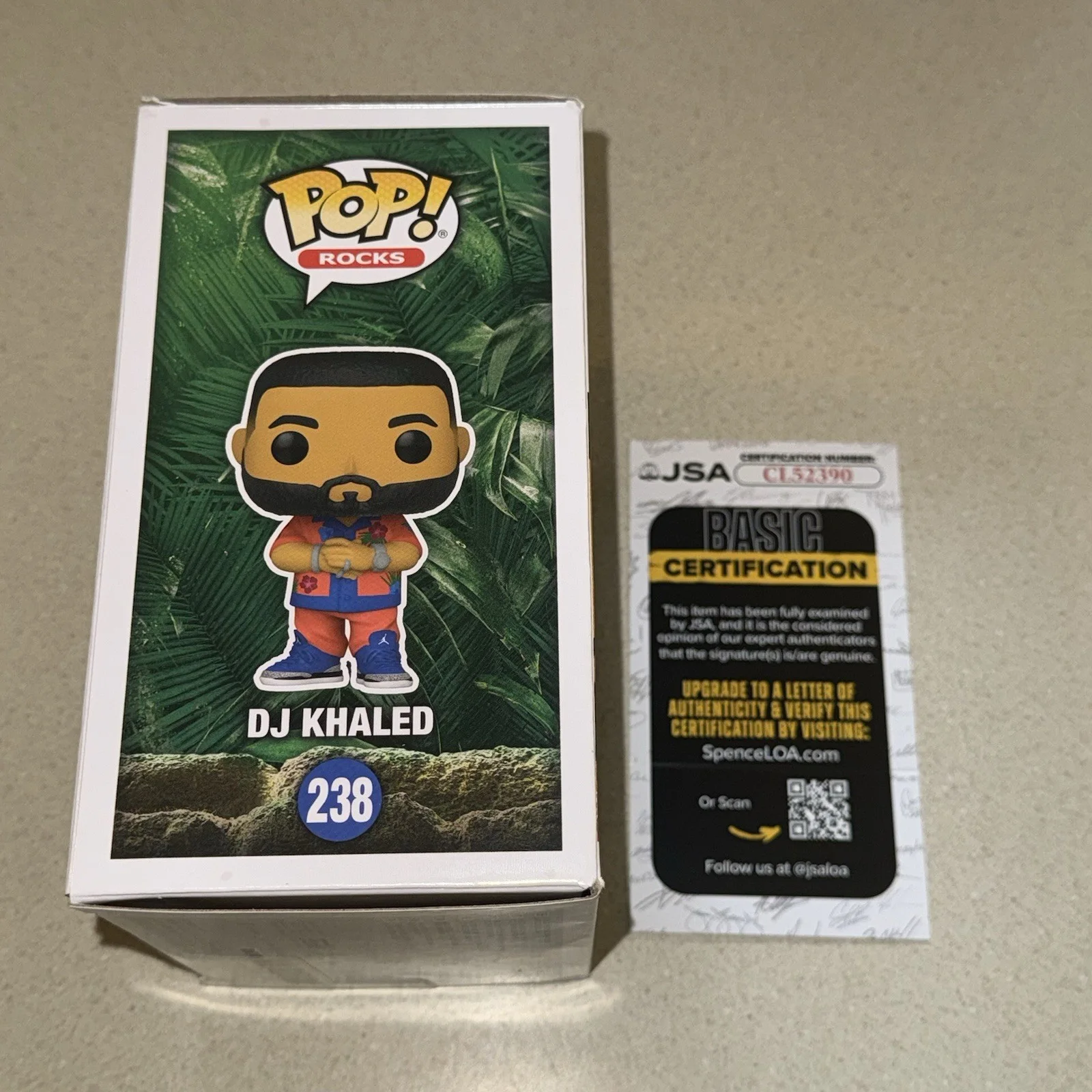 DJ KHALED signed autographed POP FUNKO VINYL FIGURE WE THE BEST #238 JSA COA, изображение 4