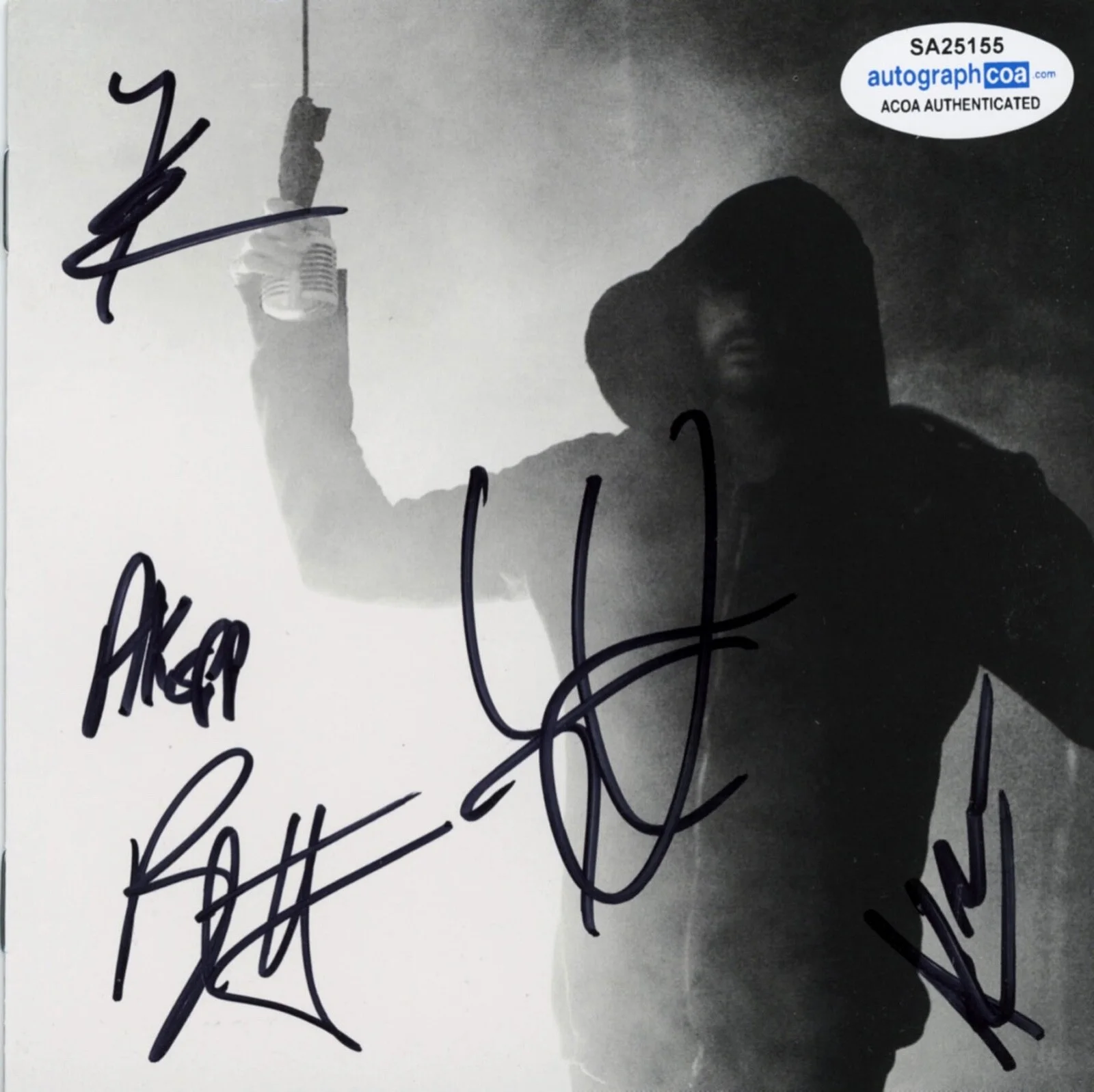 STEPHAN JENKINS, THIRD EYE BLIND — THIRD EYE BLIND signed "DOPAMINE" CD Booklet STEPHAN JENKINS 5 Members ACOA COA, image 3