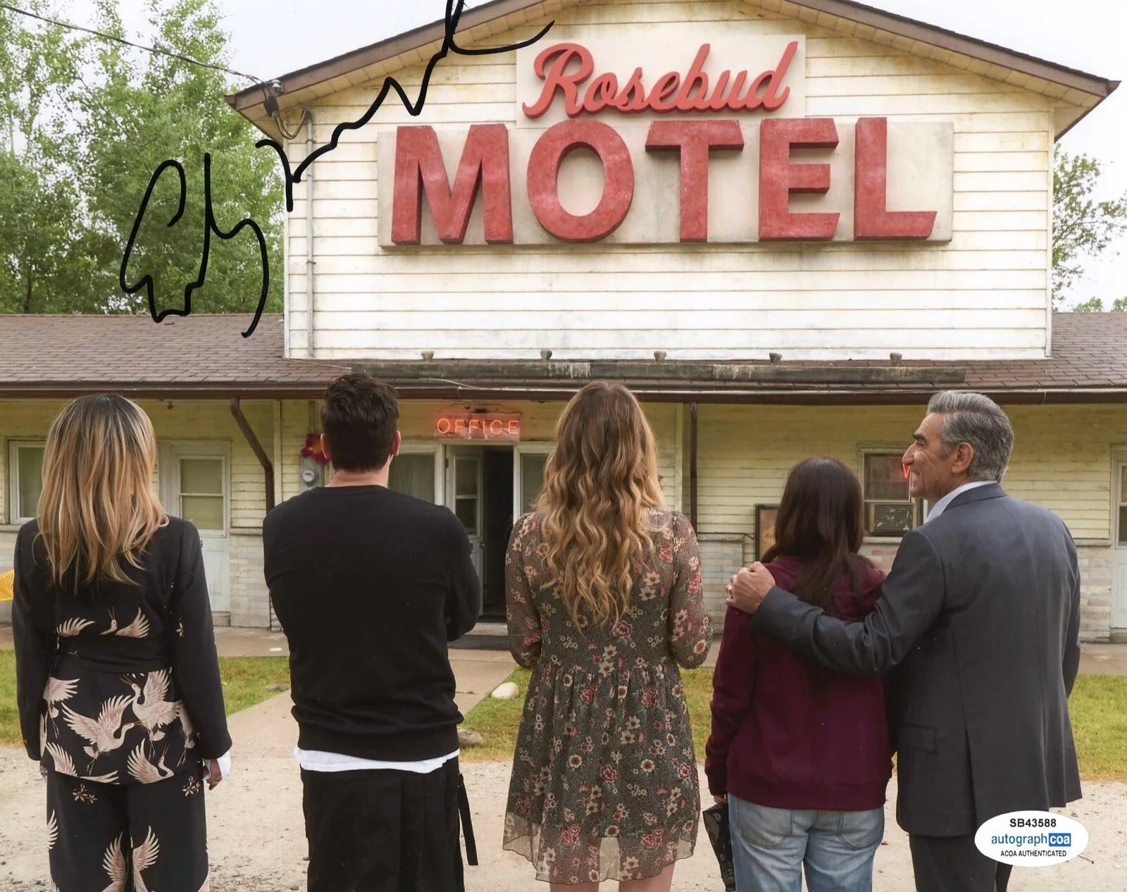 EMILY HAMPSHIRE — Emily Hampshire signed "SCHITT'S CREEK" 8x10 Photo d EXACT PROOF Stevie ACOA COA, изображение 4