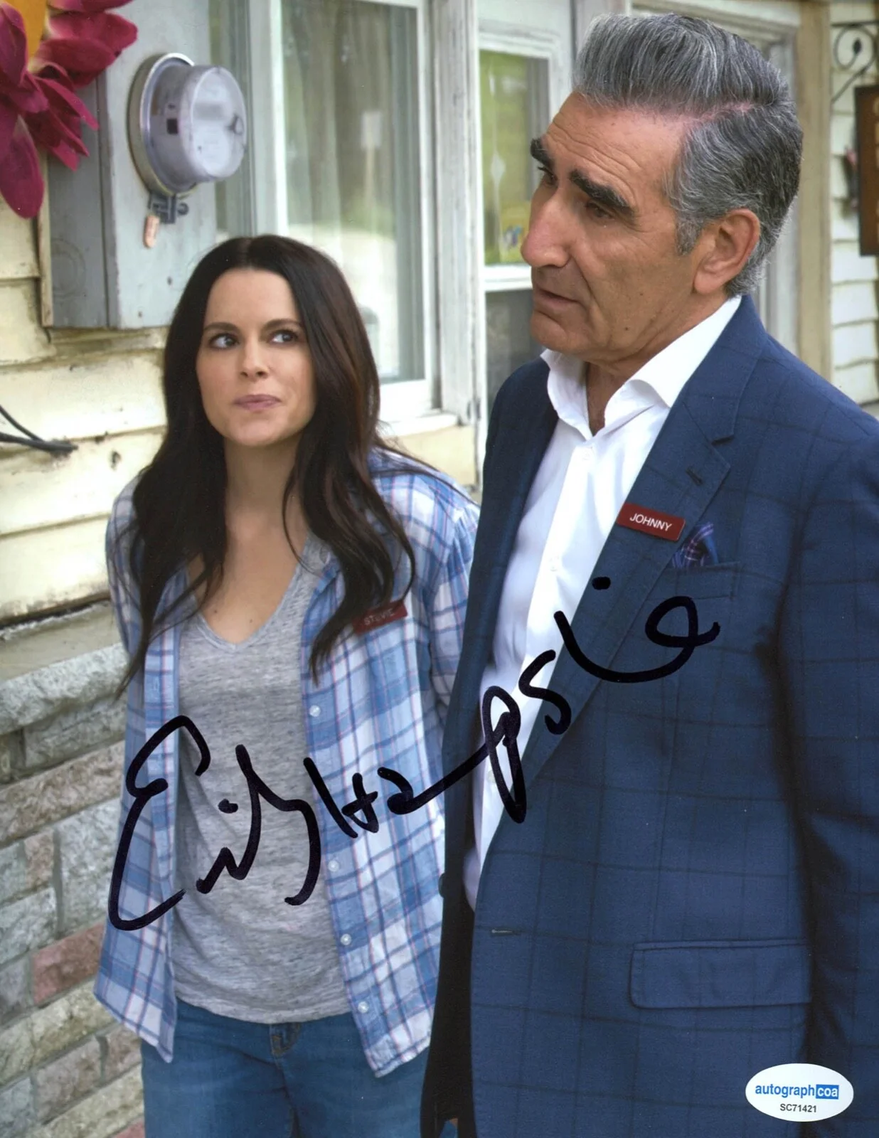 EMILY HAMPSHIRE — Emily Hampshire signed "SCHITT'S CREEK" 8x10 Photo h EXCT PROOF Stevie Budd ACOA, image 4