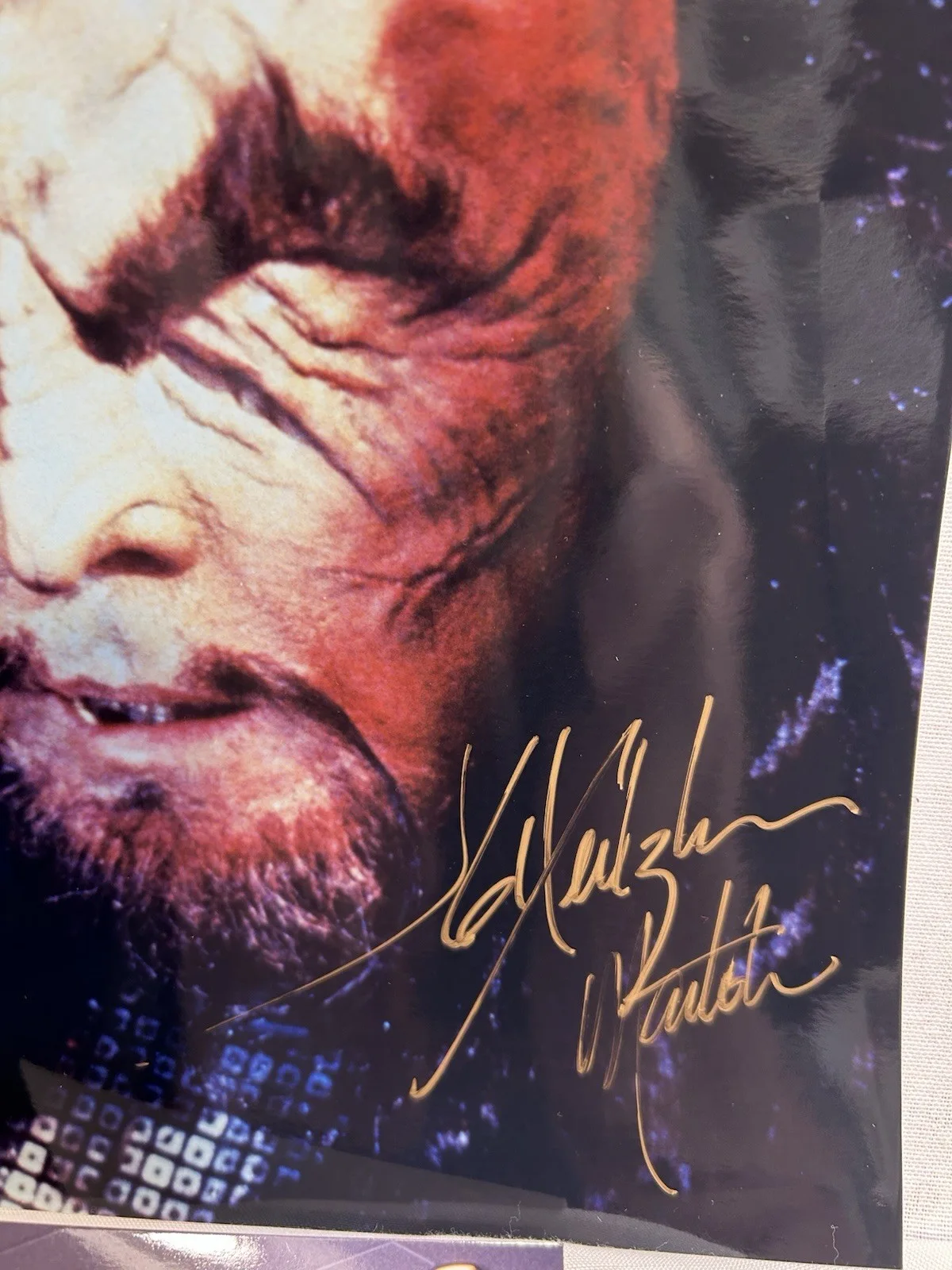 JG Hertzler — Star Trek Deep Space 9 JG Hertzler Martok Signed Photo with Photo from Show, изображение 2
