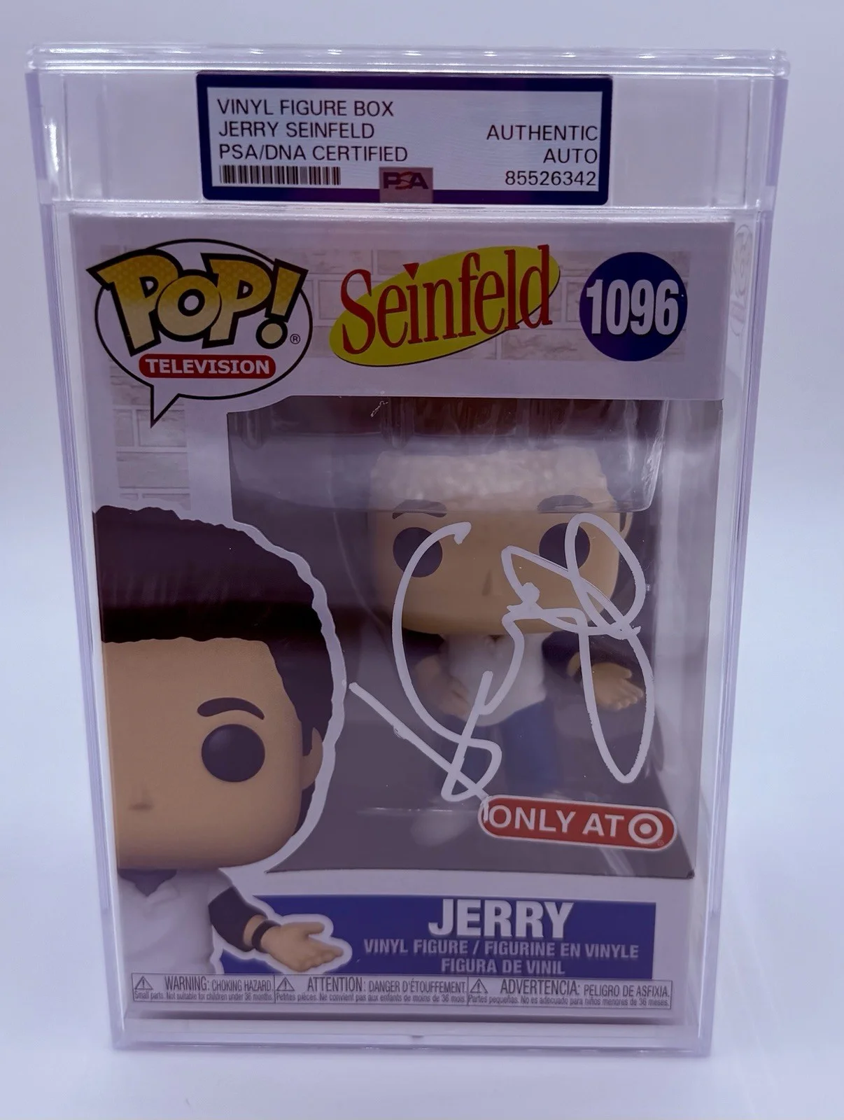 Jerry Seinfeld — Jerry Seinfeld Signed Seinfeld Funko Pop JSA & PSA Encapsulated Target Exclusive, изображение 2