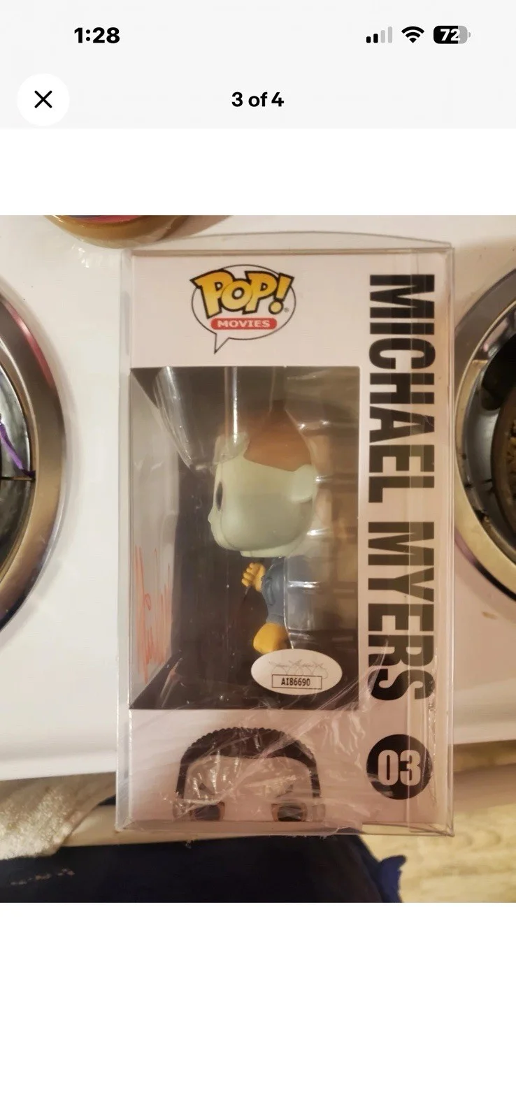 Nick Castle — Nick Castle autographed signed inscribed Michael Myers Funko Pop Halloween JSA, image 2