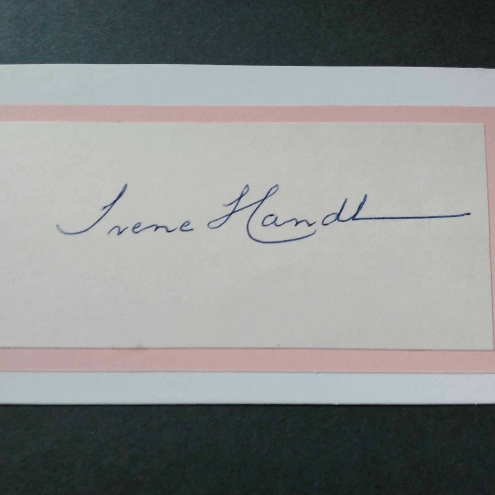 Irene Handl SIGNED Card Photo Film TV Actress Spellbound Sellers I'm Alright Jac, изображение 3