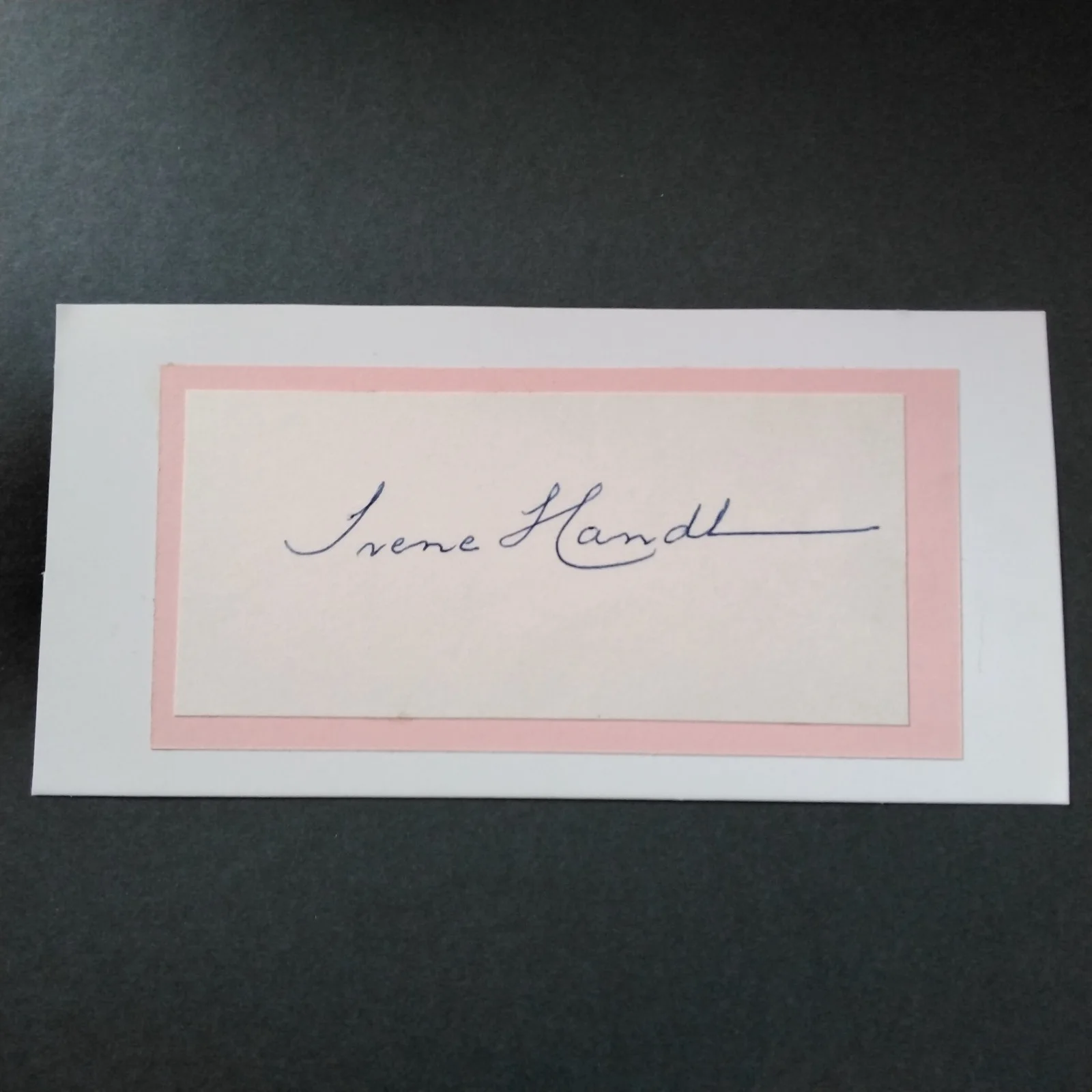 Irene Handl SIGNED Card Photo Film TV Actress Spellbound Sellers I'm Alright Jac, изображение 4