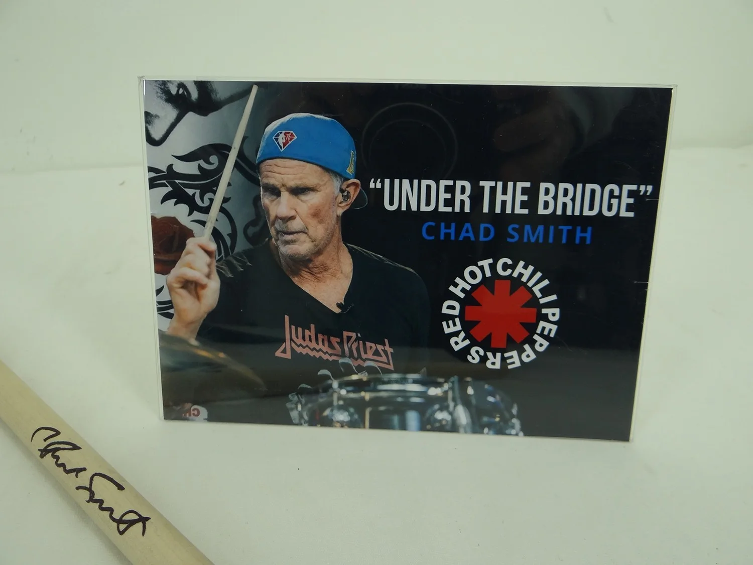 Chad Smith Red Hot Chili Peppers Drummer Hand-Signed Drum Stick w/ JSA COA, image 3