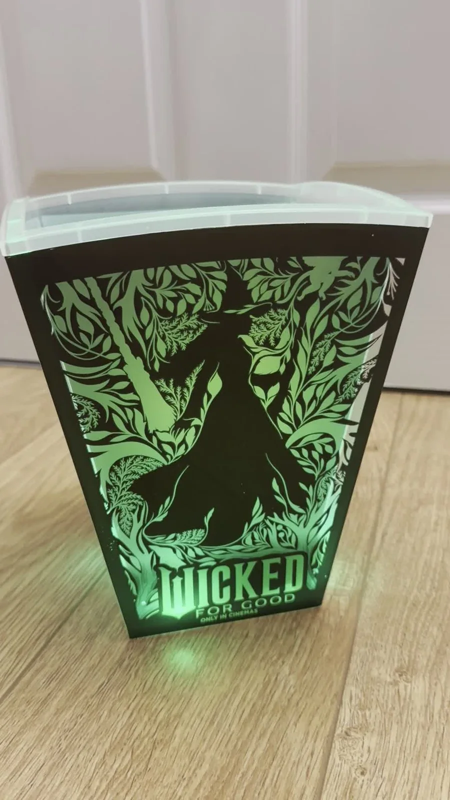 Wicked: For Good Cineworld LED Popcorn Bucket - BRAND NEW, image 2
