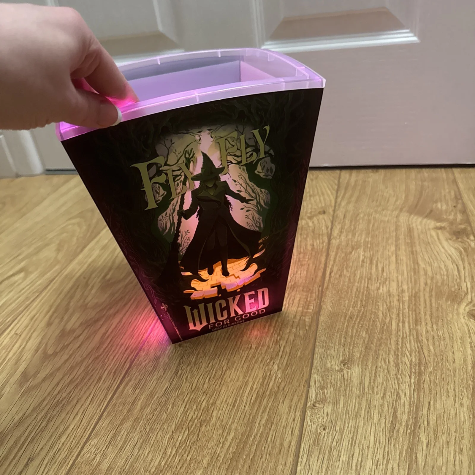 Wicked: For Good Cineworld LED Popcorn Bucket - BRAND NEW, image 3