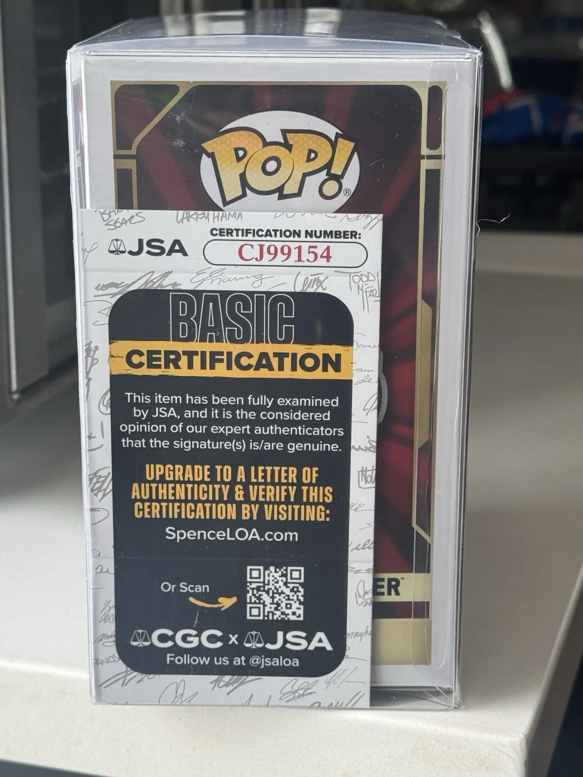 Jake Lloyd Anakin Skywalker Signed Funko Pop Private Signing JSA COA, image 5