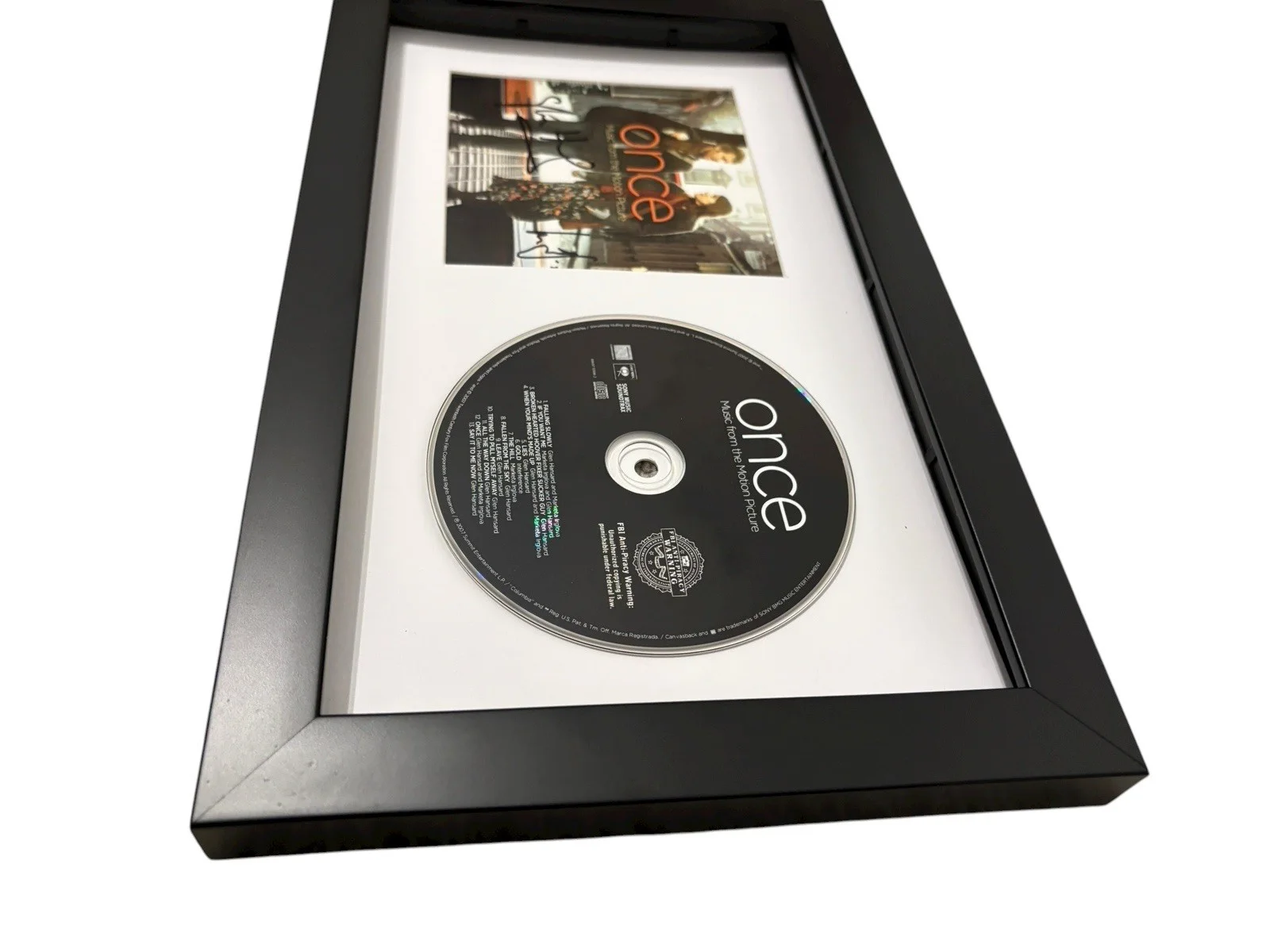 THE SWELL SEASON ONCE SIGNED AUTOGRAPH FRAMED CD GLEN + MARKETA w/ PROOF JSA COA, image 5