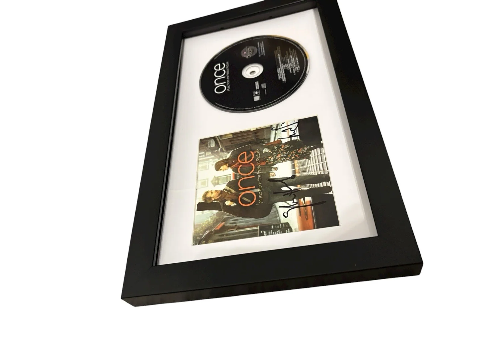 THE SWELL SEASON ONCE SIGNED AUTOGRAPH FRAMED CD GLEN + MARKETA w/ PROOF JSA COA, image 4