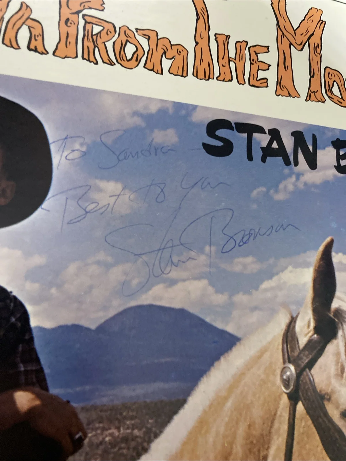 down from the Mountain Stan Bronson Signed Autographed vinyl L Lp Record Album, изображение 2
