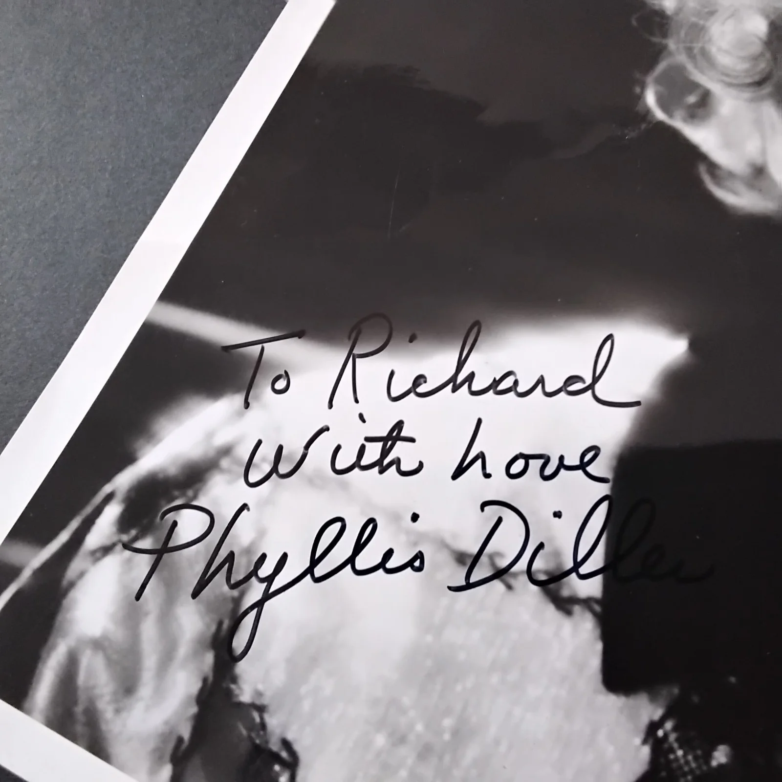 Phyllis Diller SIGNED Photo 60s Movie TV Comedy Actress Sunshine Boys Fat Spy, изображение 5