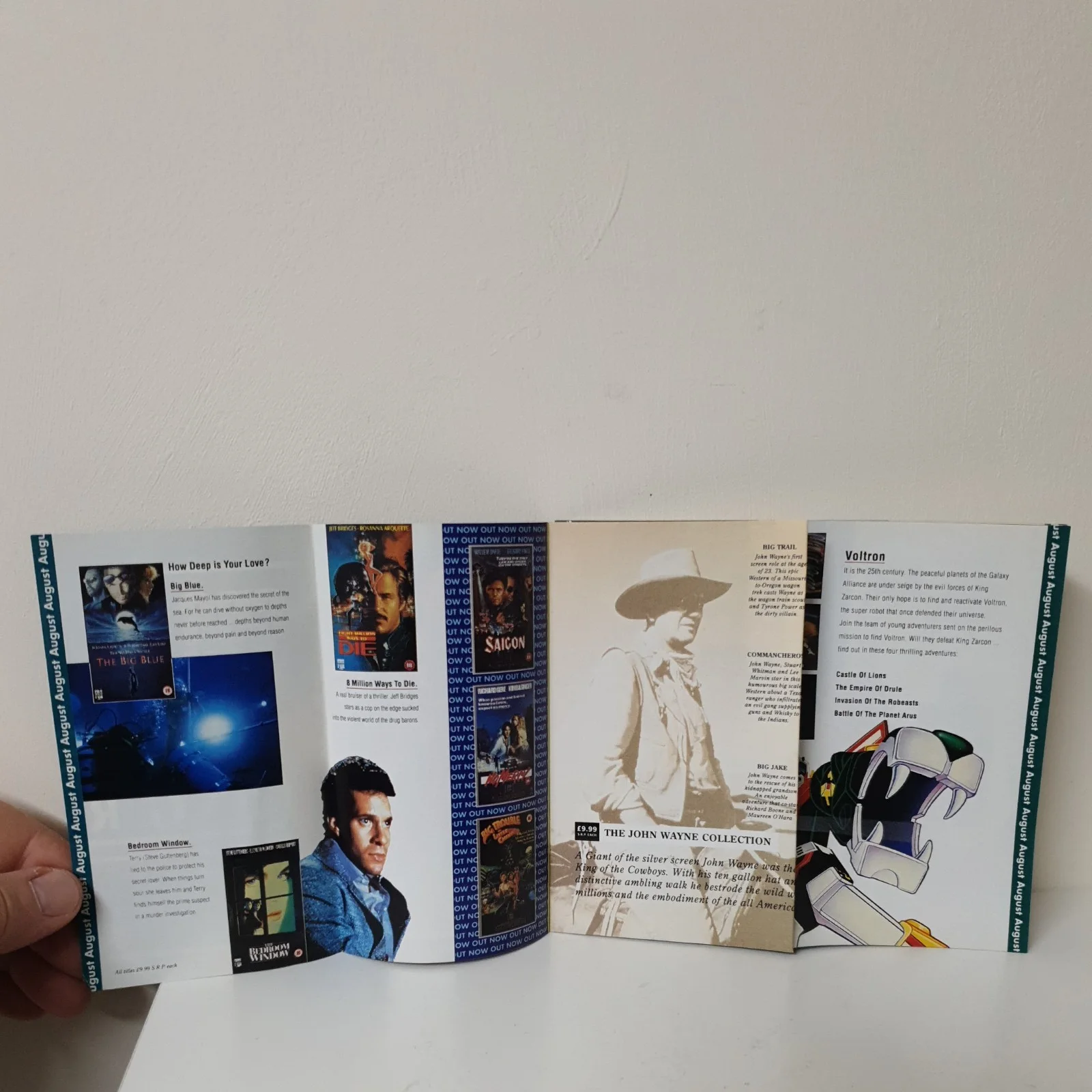 CBS Fox UK VHS Video Tape Film Brochures - Main Photo Bruce Willis, image 3