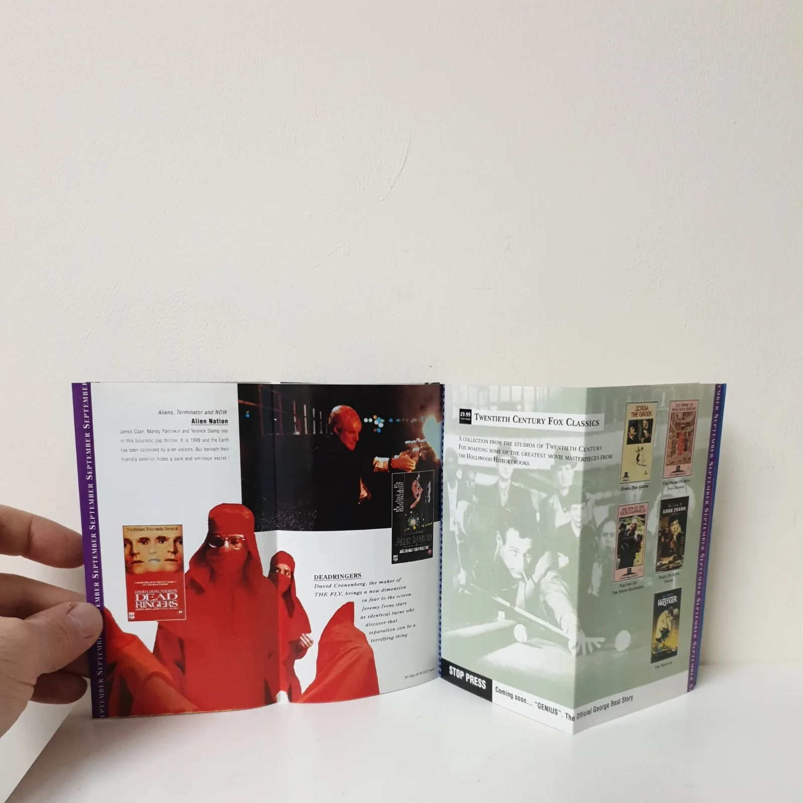 CBS Fox UK VHS Video Tape Film Brochures - Main Photo Bruce Willis, image 5
