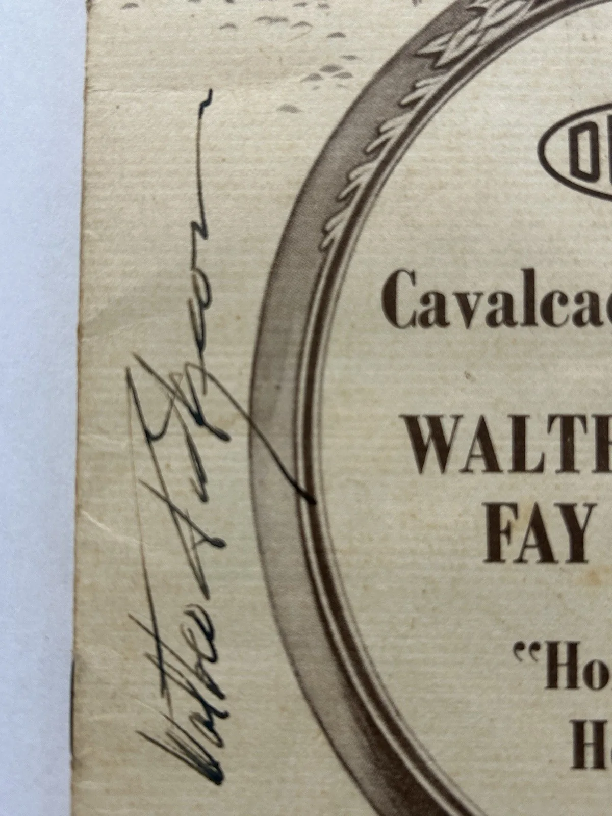 1948 Walter Pidgeon Fay Bainter Signed Program Autograph Chattanooga TN RARE, image 4