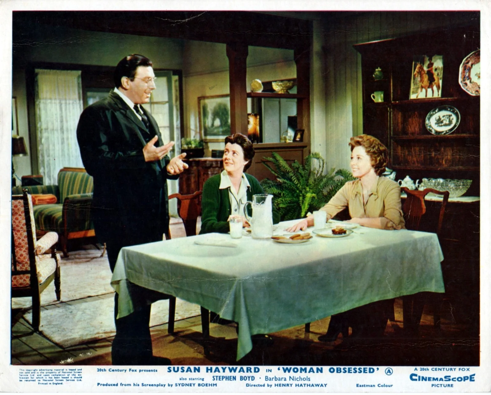 WOMAN OBSESSED 1959 Susan Hayward, Stephen Boyd 7 UK 10x8 LOBBY CARDS, изображение 5