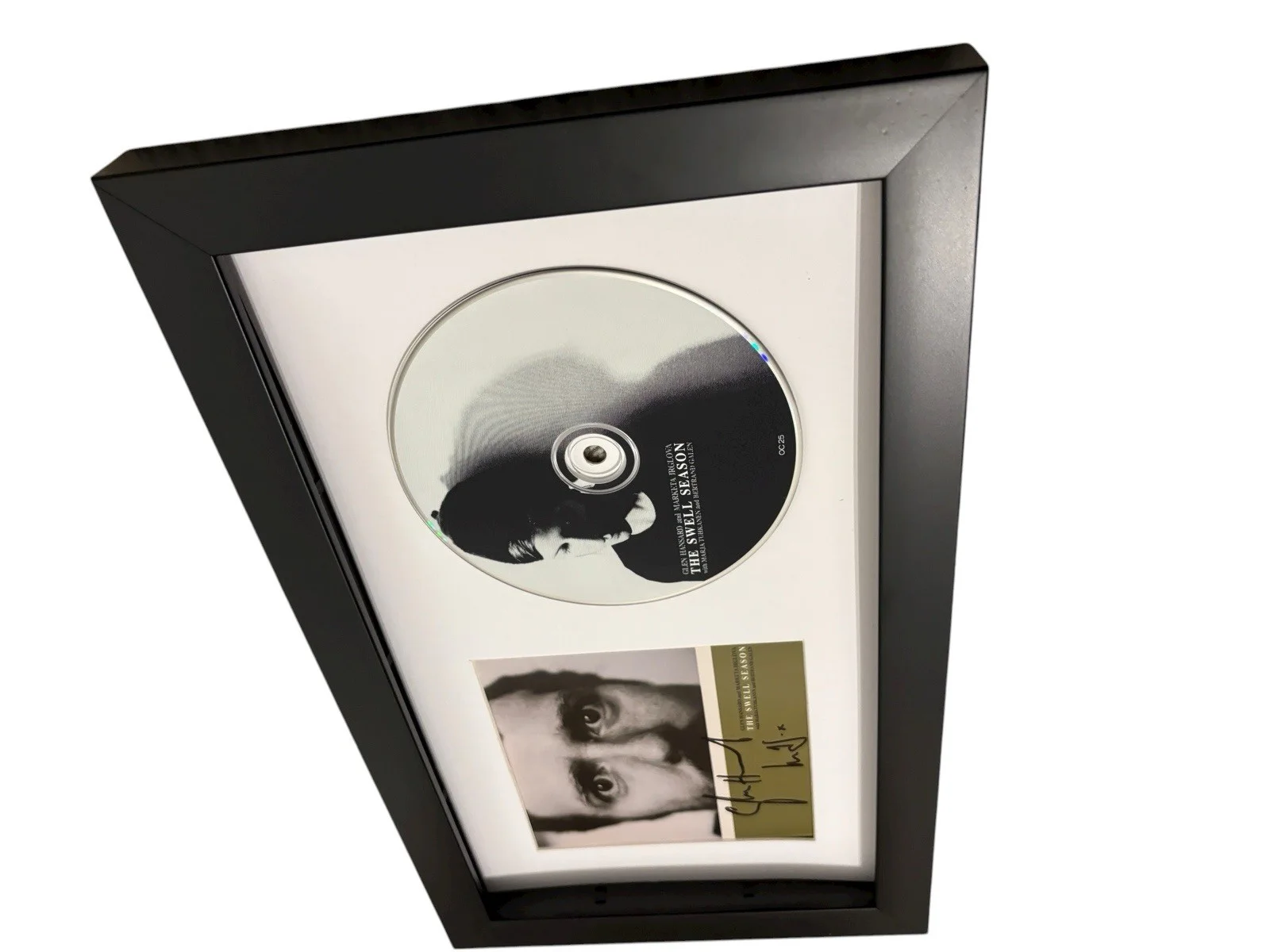 THE SWELL SEASON ONCE SIGNED AUTOGRAPH FRAMED CD GLEN + MARKETA w/ PROOF JSA COA, image 5