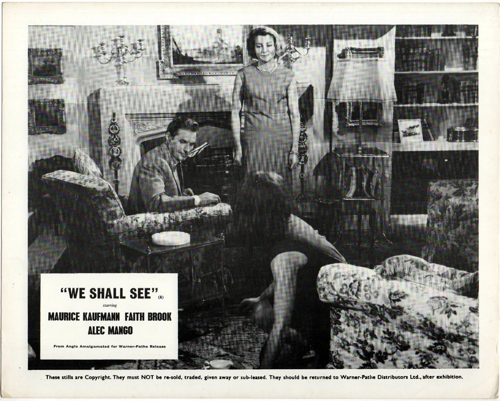WE SHALL SEE 1964 Maurice Kaufmann, Faith Brook, Alec Mango 7 10x8 LOBBY CARDS, изображение 5