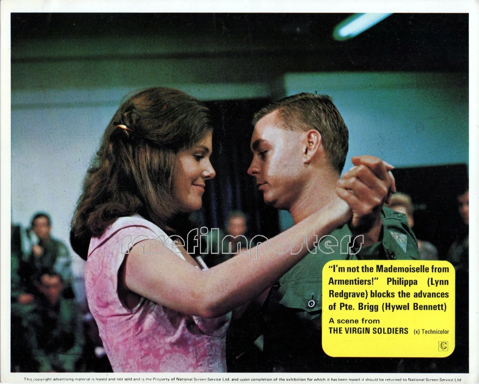 VIRGIN SOLDIERS 1969 Lynn Redgrave, Hywel Bennett, Nigel Davenport UK LOBBY SET, изображение 5