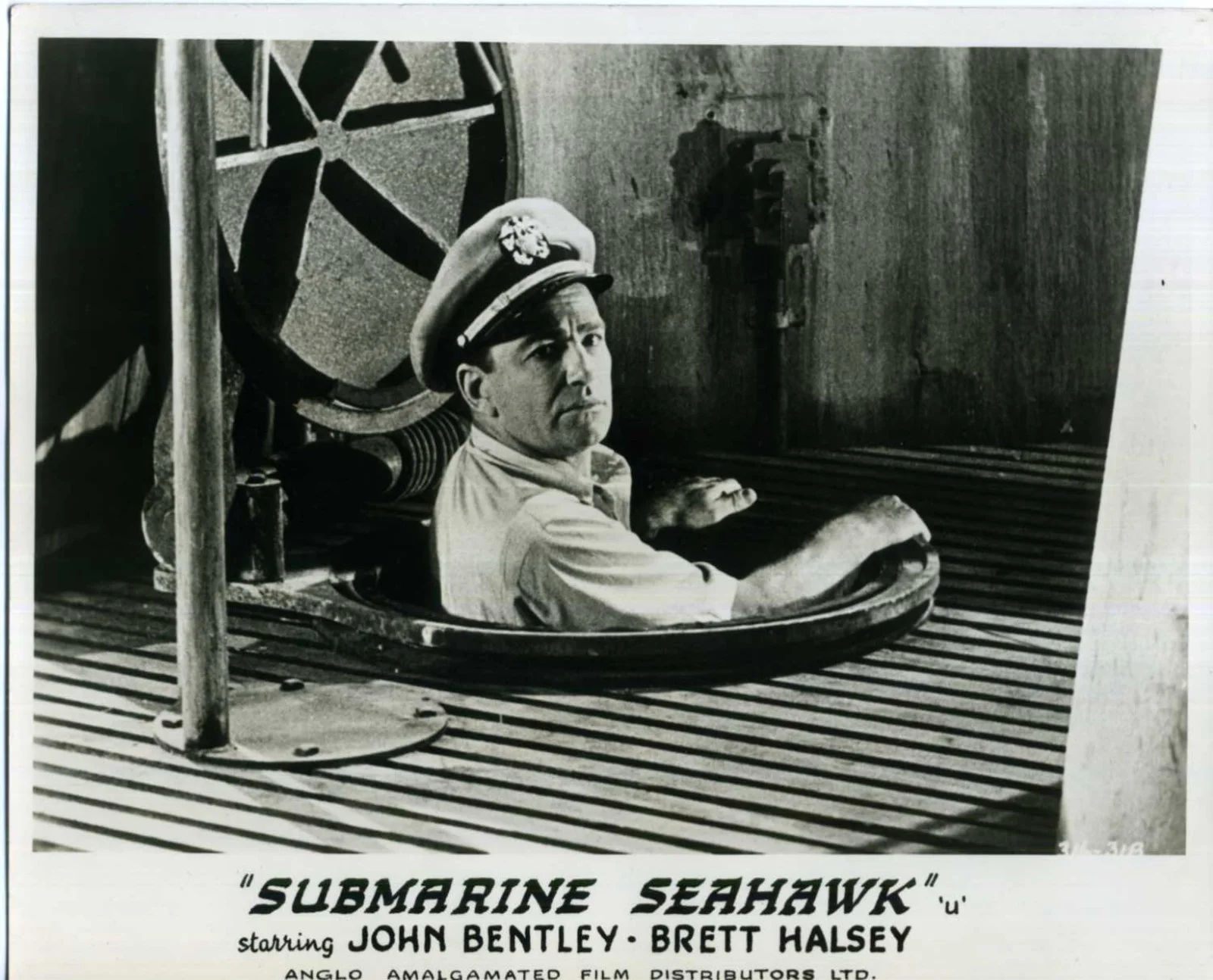 SUBMARINE SEAHAWK 1958 John Bentley, Brett Halsey 10x8 LOBBY CARD SET, изображение 2