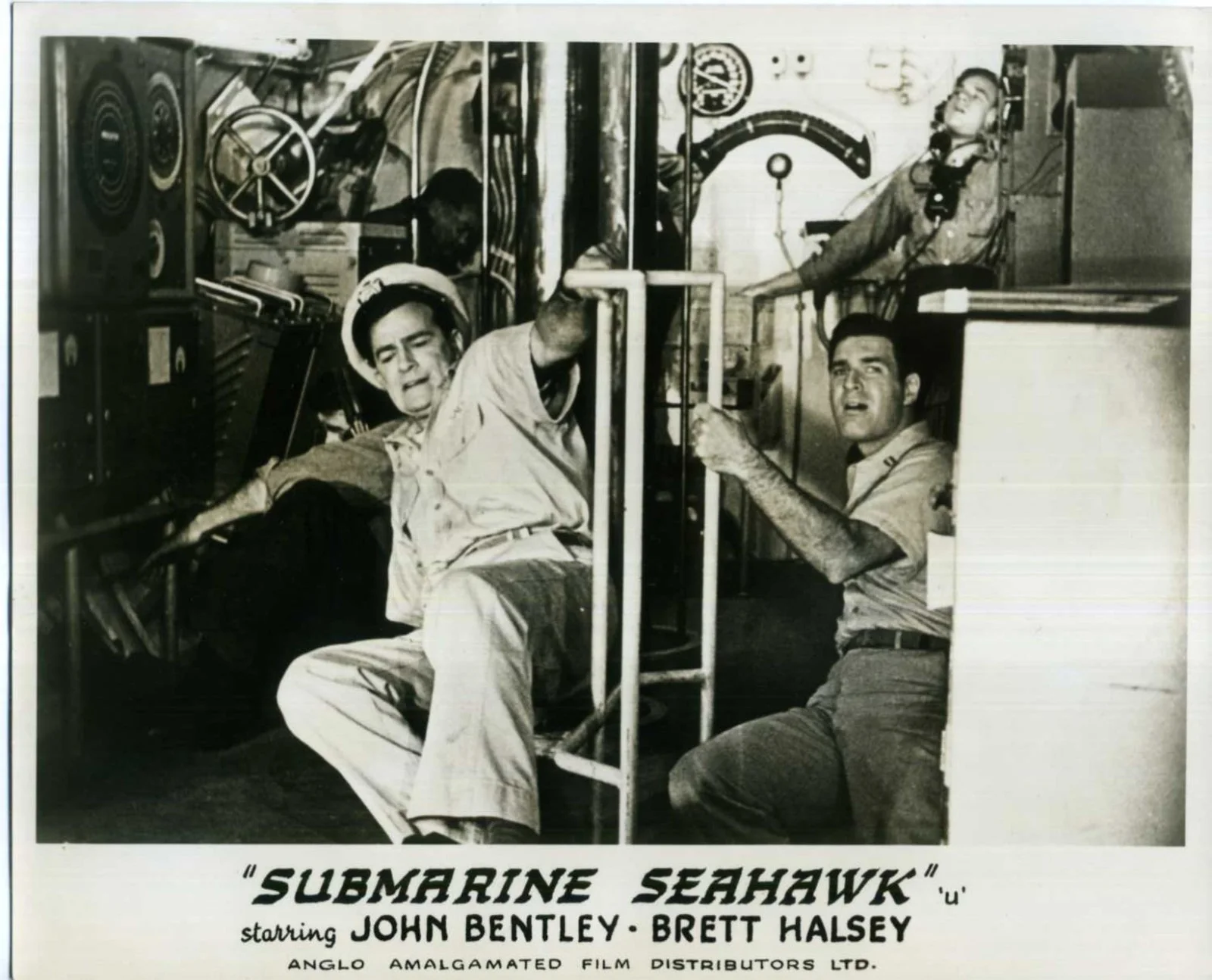 SUBMARINE SEAHAWK 1958 John Bentley, Brett Halsey 10x8 LOBBY CARD SET, изображение 3