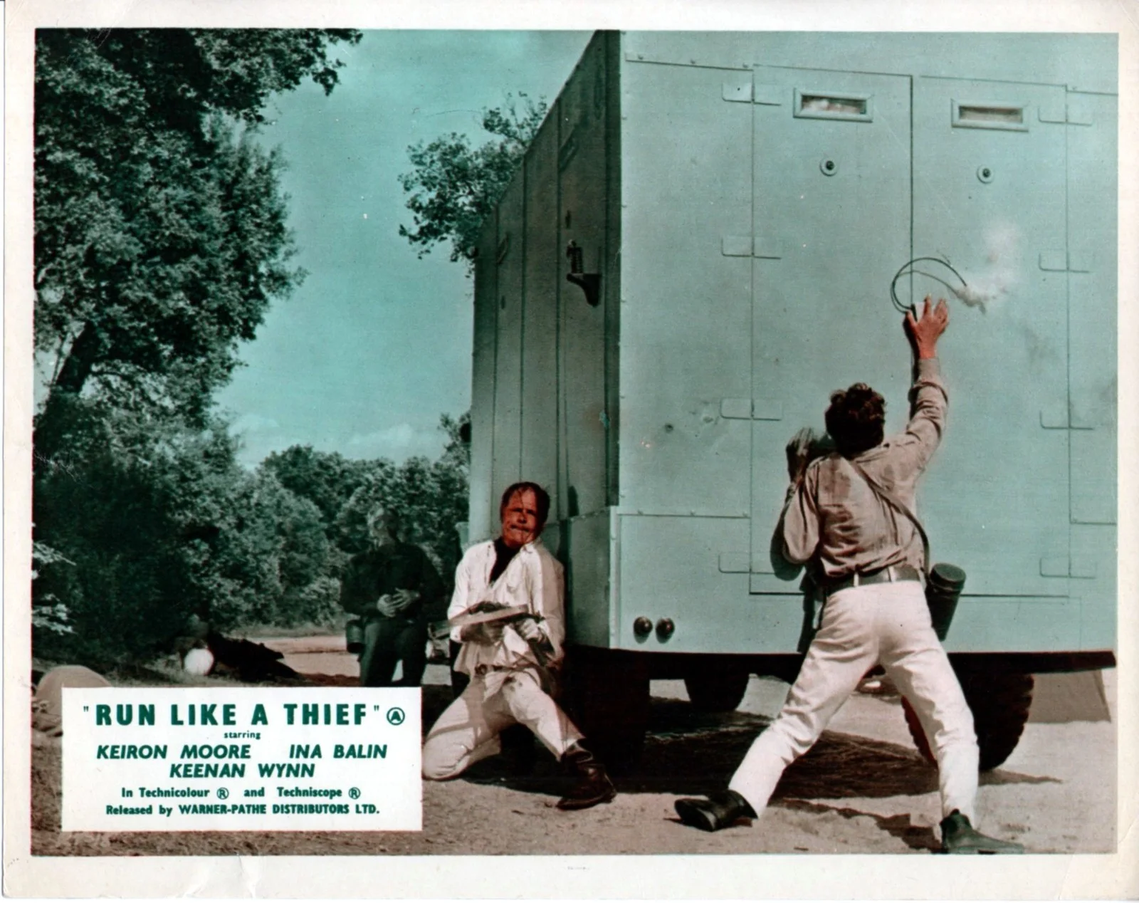 RUN LIKE A THIEF 1967 Kieron Moore, Ina Balin, Keenan Wynn UK 10x8 LOBBY SET, изображение 2