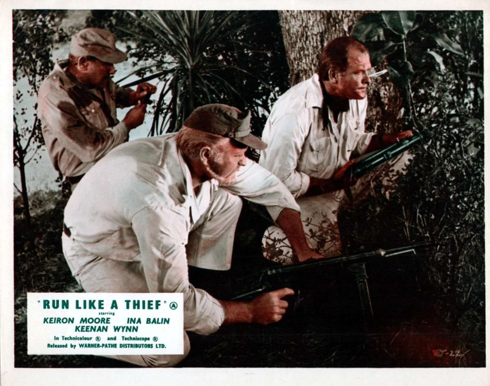 RUN LIKE A THIEF 1967 Kieron Moore, Ina Balin, Keenan Wynn UK 10x8 LOBBY SET, изображение 3