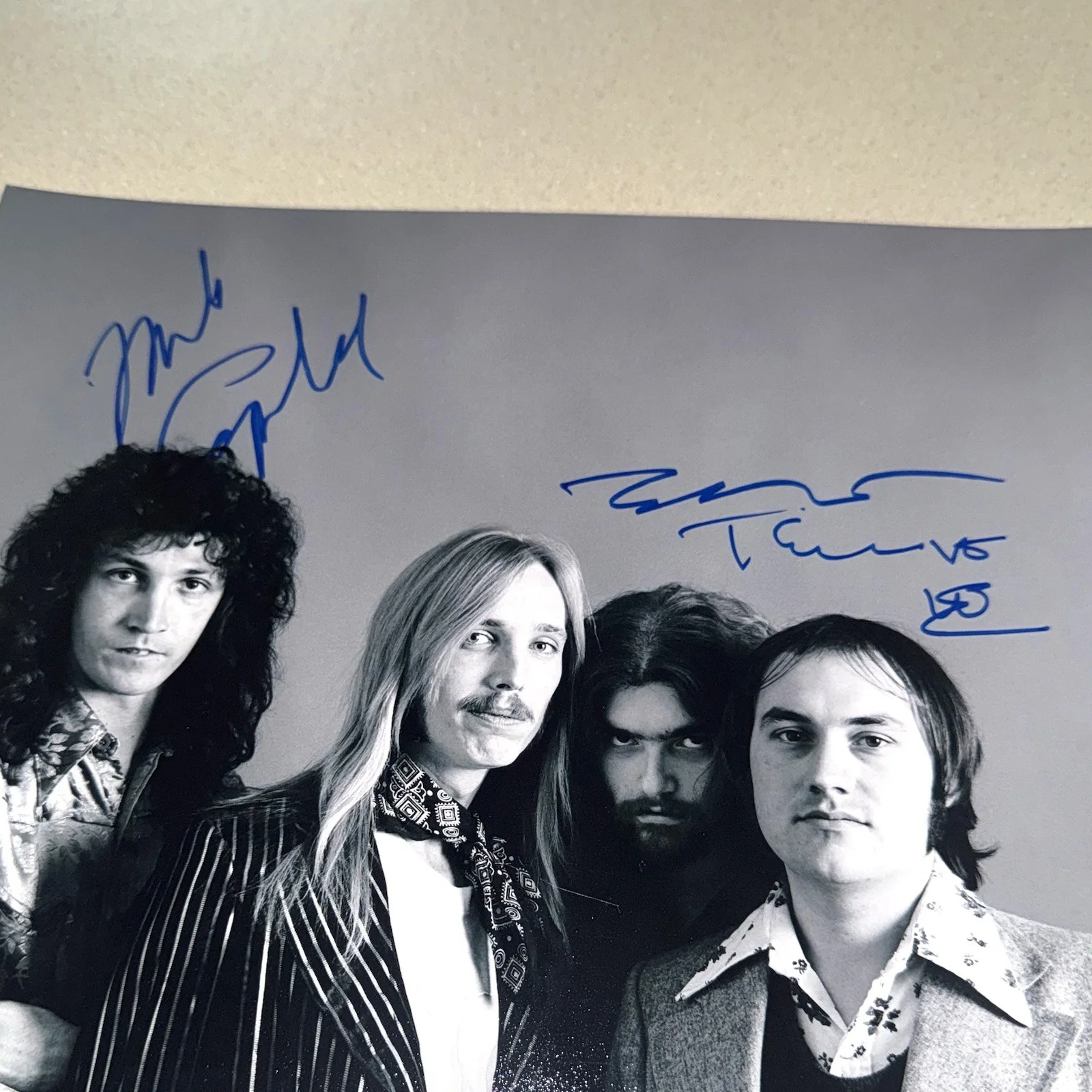 MIKE CAMPBELL BENMONT TENCH signed autographed 11X14 TOM PETTY HEARTBREAKERS JSA, image 2