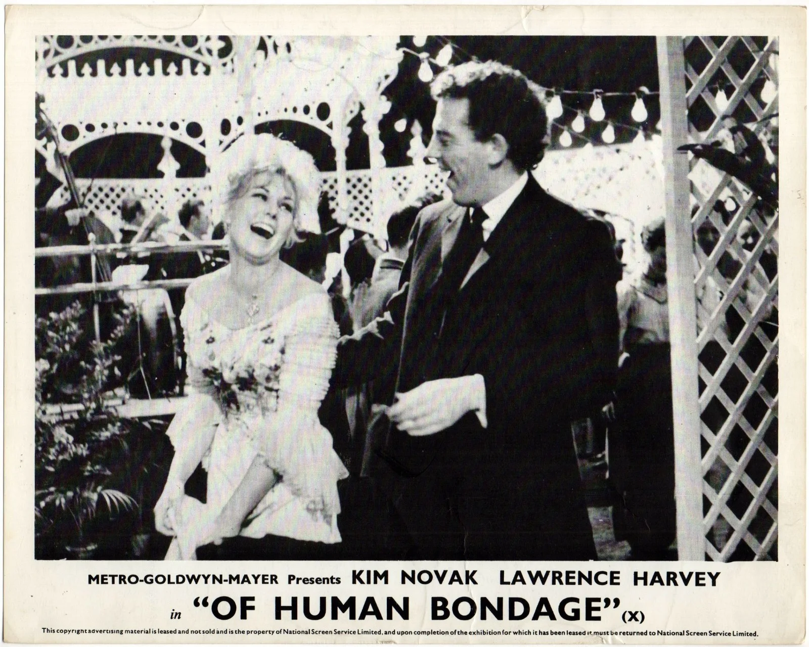 OF HUMAN BONDAGE 1964 Kim Novak, Laurence Harvey, Jack Hedley 4 10x8 LOBBY CARDS, изображение 3