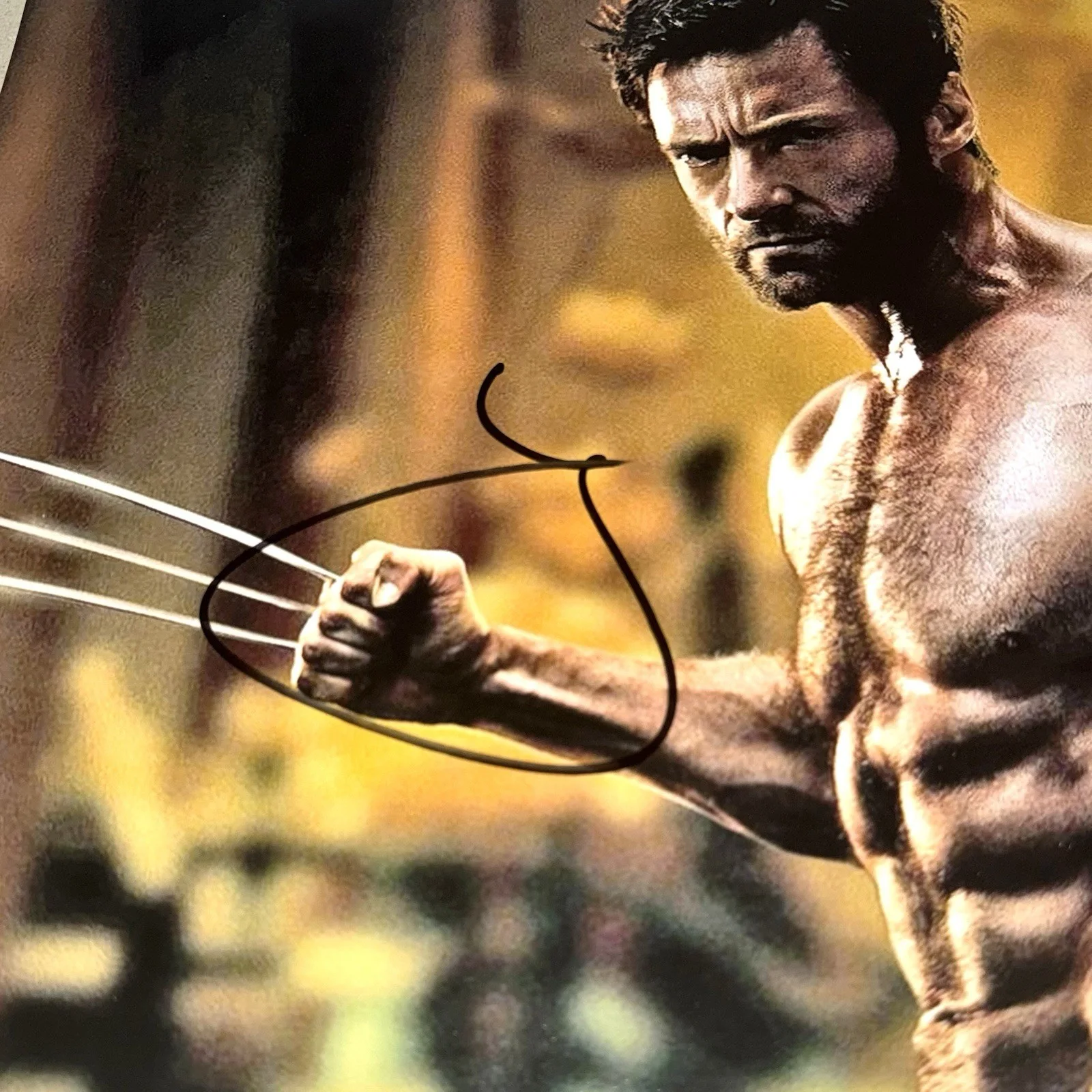 Hugh Jackman — HUGH JACKMAN signed autographed 11X14 PHOTO WOLVERINE MARVEL JSA COA, image 2