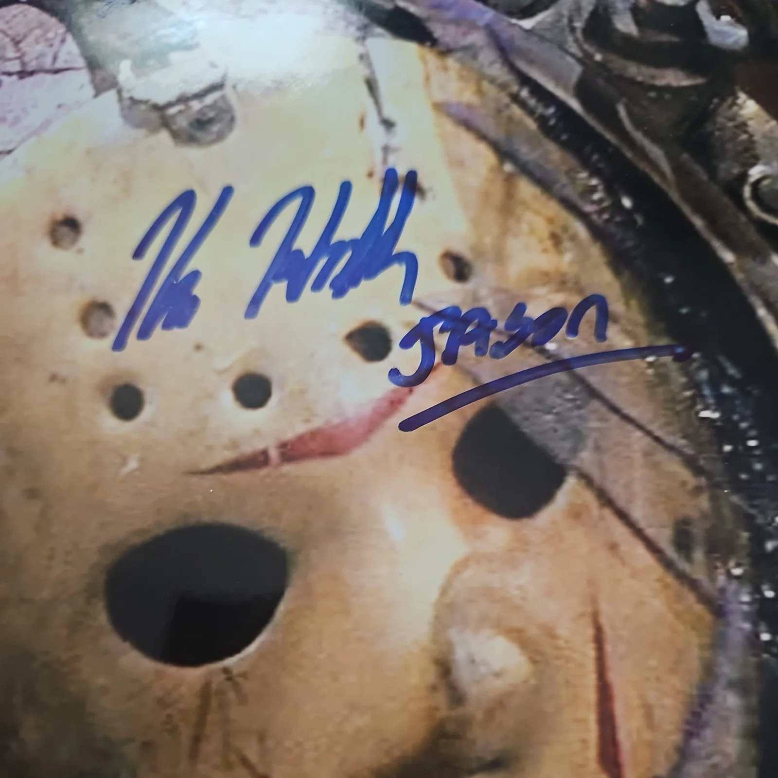 KANE HODDER Signed 8x10 PHOTO Jason Voorhees Friday the 13th, Signed in person, изображение 2