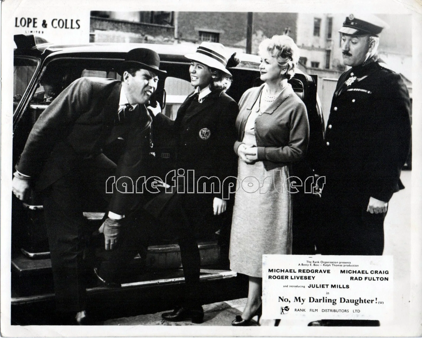 NO, MY DARLING DAUGHTER 1961 Michael Craig, Juliet Mills 6 UK 10x8 LOBBY CARDS, изображение 4