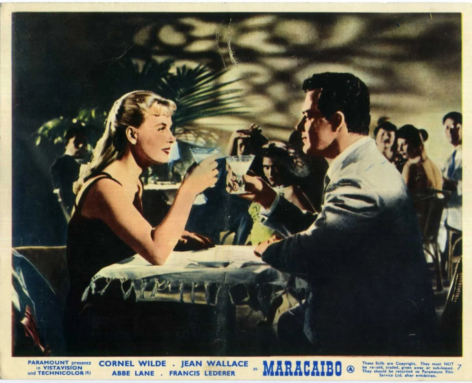 MARACAIBO 1958 Cornel Wilde, Jean Wallace, Abbe Lane 7 UK 10x8 LOBBY CARDS, image 5