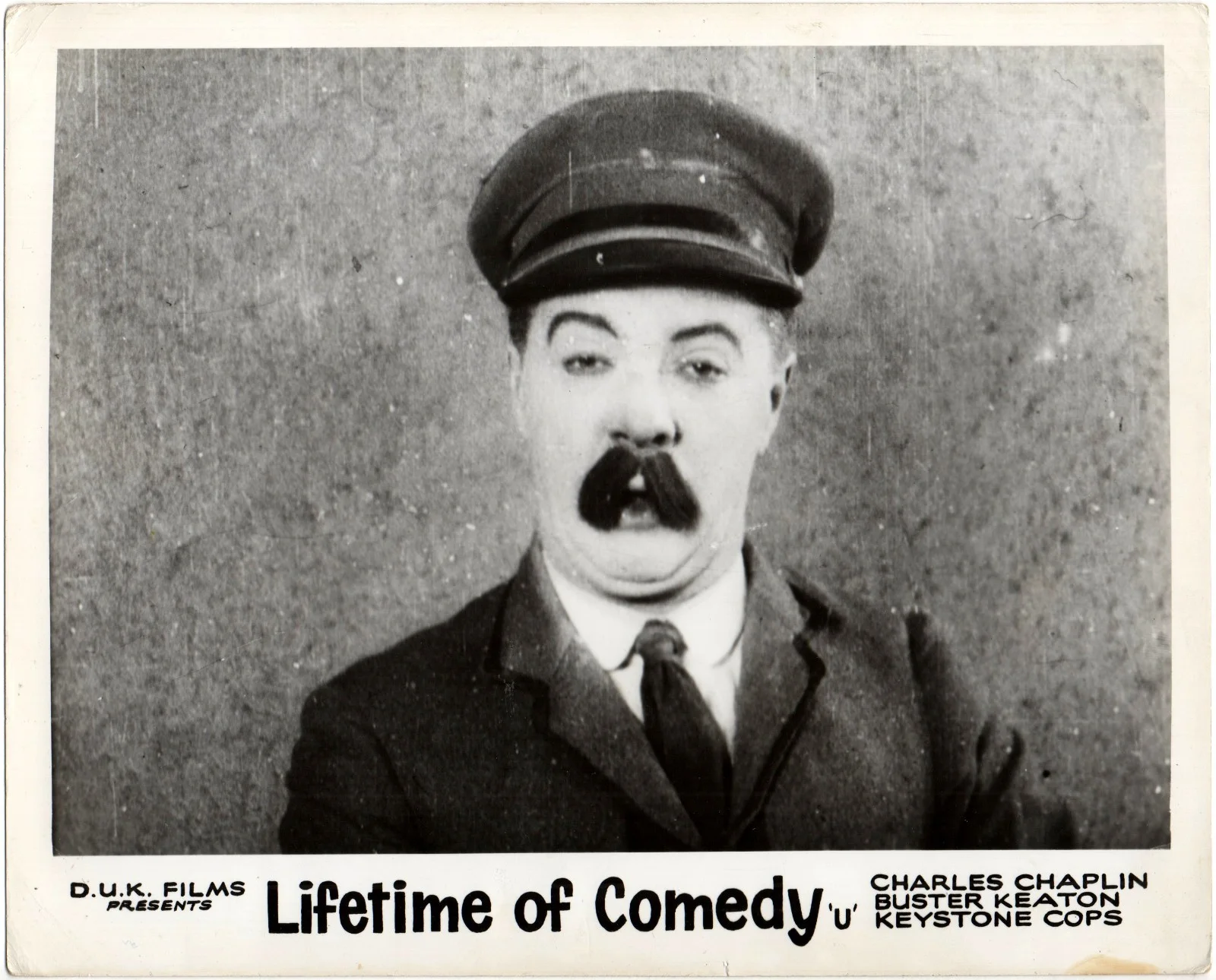 LIFETIME OF COMEDY 1960 Charlie Chaplin, Harold Lloyd, Billy Bevan 4 LOBBY CARDS, image 3