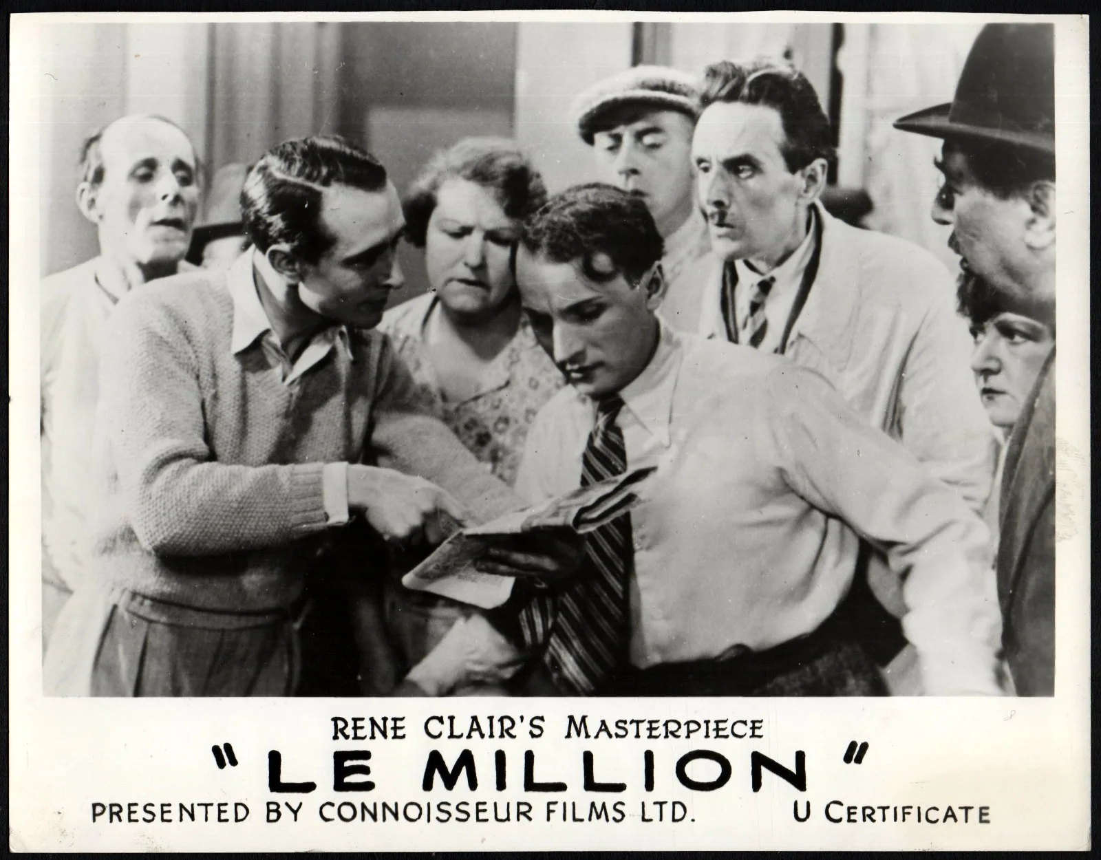 LE MILLION 1931 René Clair, René Lefèvre 2 10x8 LOBBY CARDS, изображение 2