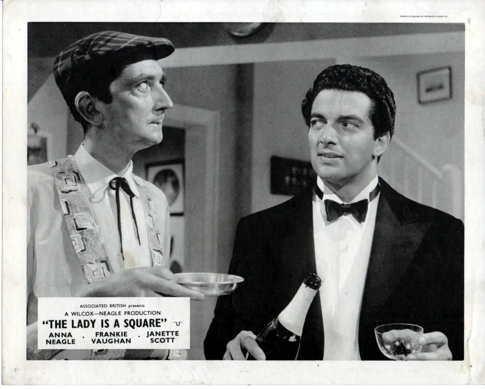 LADY IS A SQUARE 1959 Frankie Vaughan, Janette Scott 4 10x8 LOBBY CARDS, image 2