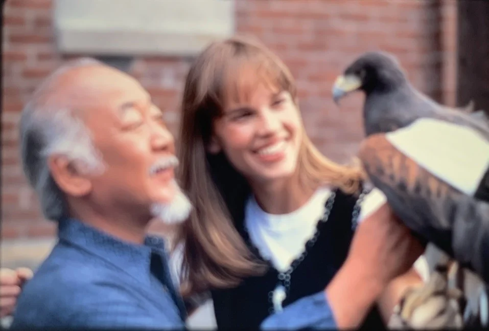THE NEXT KARATE KID Pat Morita Hilary Swank 1994 35mm Publicity Slides x3, изображение 2