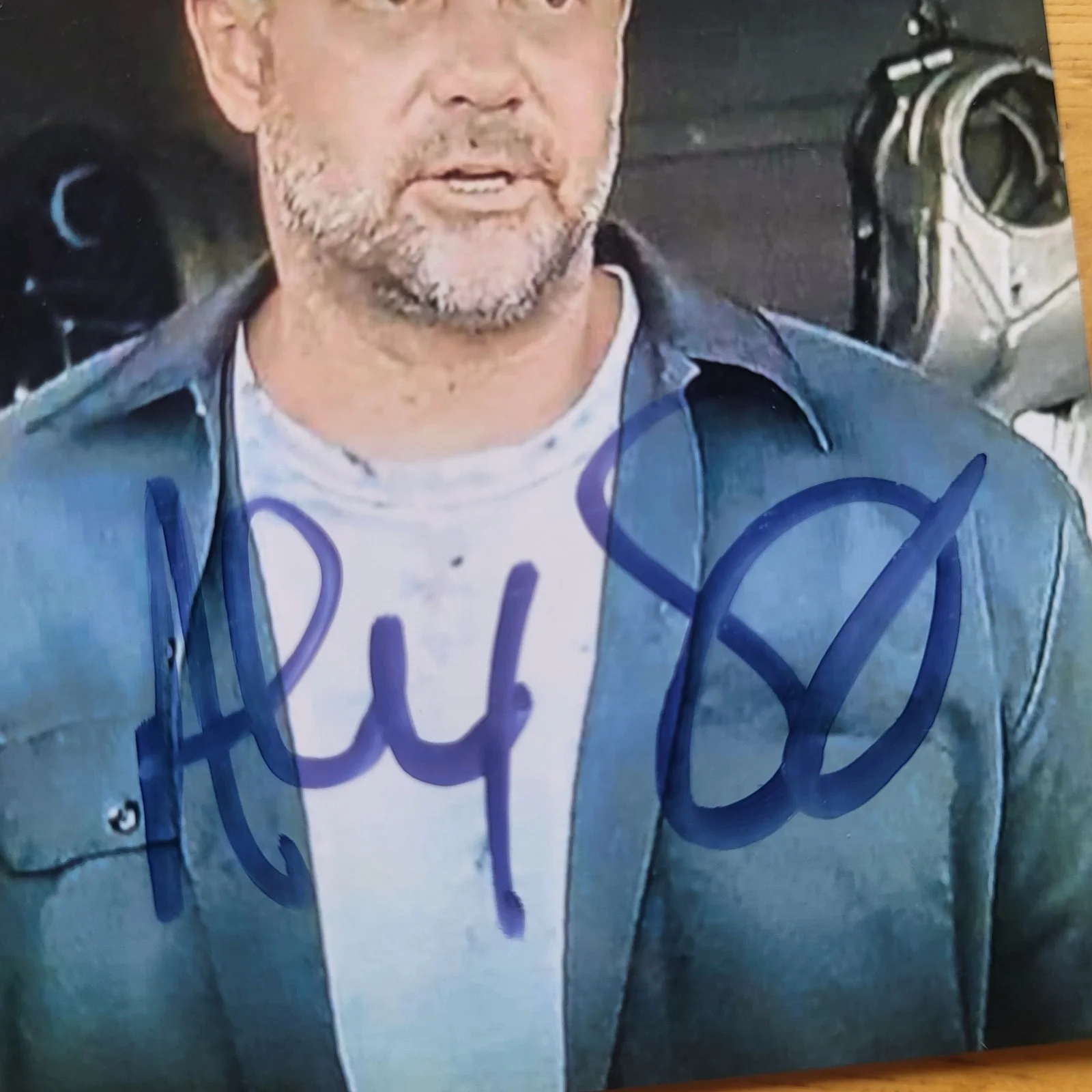Alex Skuby — Alex Skuby Fear The Walking Dead The Santa Clarita Diet Hand Signed 4x6, изображение 2