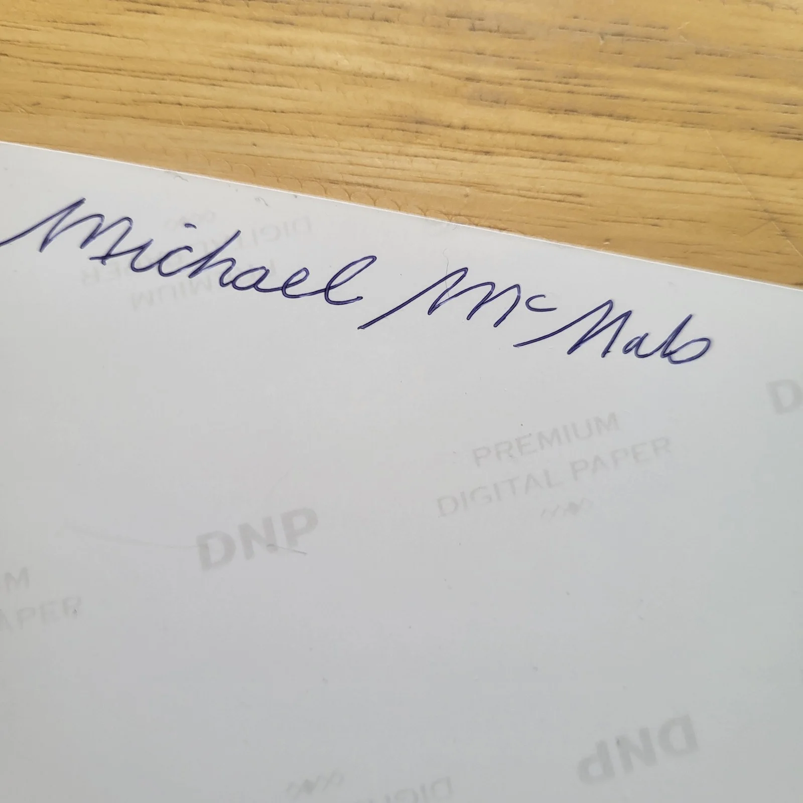 Michael McNab — Michael McNab Nightmare On Elm Street Freddy's Dead Hand Signed 4x6 Autograph A, изображение 3