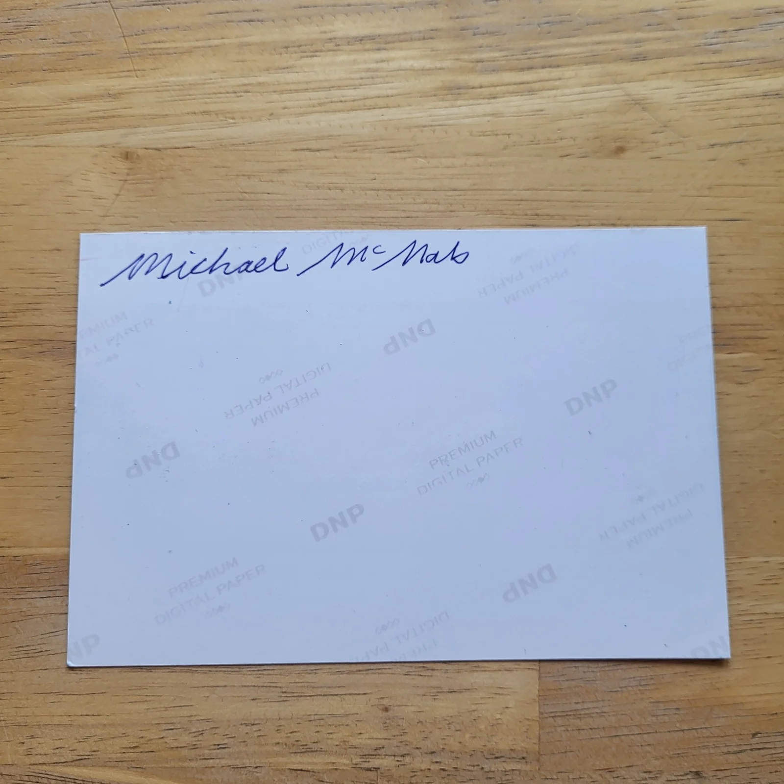 Michael McNab — Michael McNab Nightmare On Elm Street Freddy's Dead Hand Signed 4x6 Autograph, изображение 4