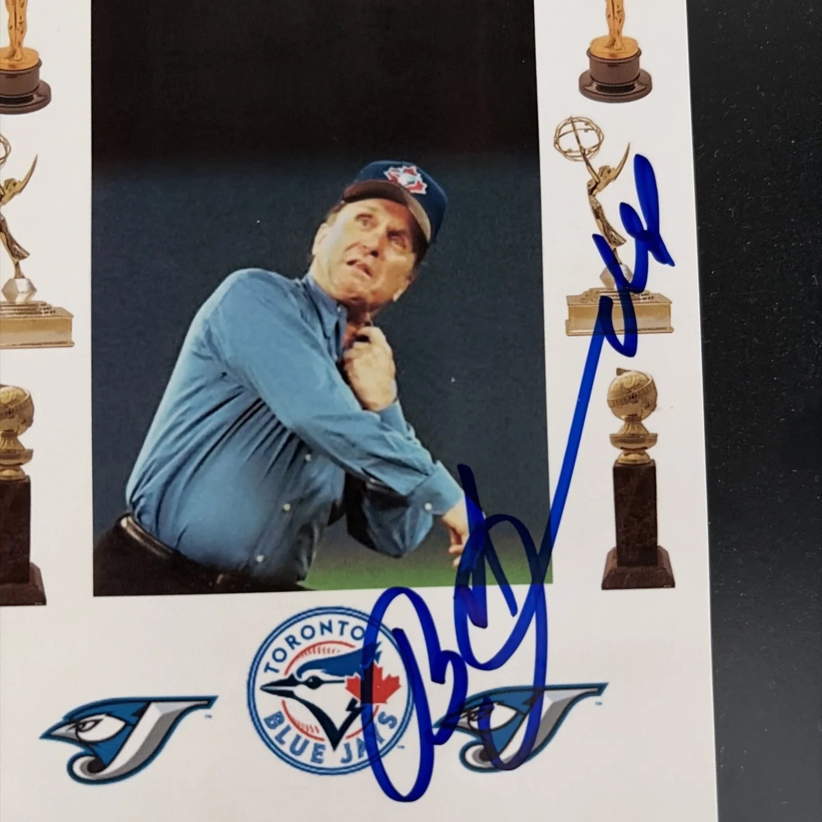Robert Duvall Signed 4x6 Homemade Card Autograph in Person Blue Jays, изображение 2