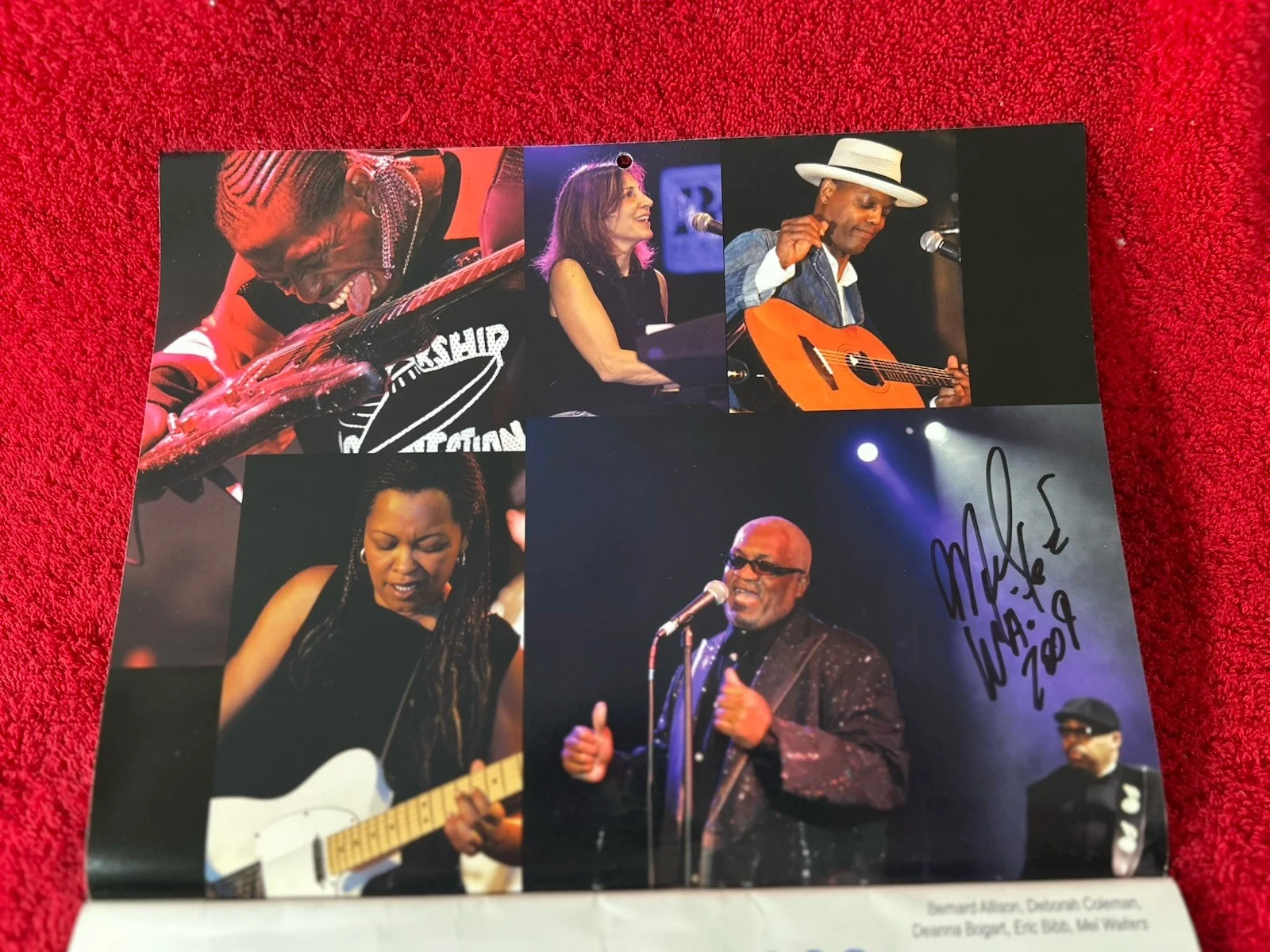 Legendary Rhythm & Blues Cruise 2009 Calendar Signed by 33 Blues Musicians, изображение 3