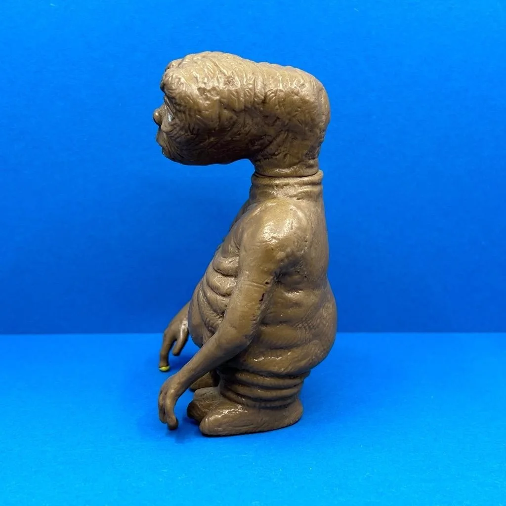 Vintage E.T Extra Terrestrial Movie Alien KO Bootleg Toy Figure 4.5" Tall 1980s, изображение 2