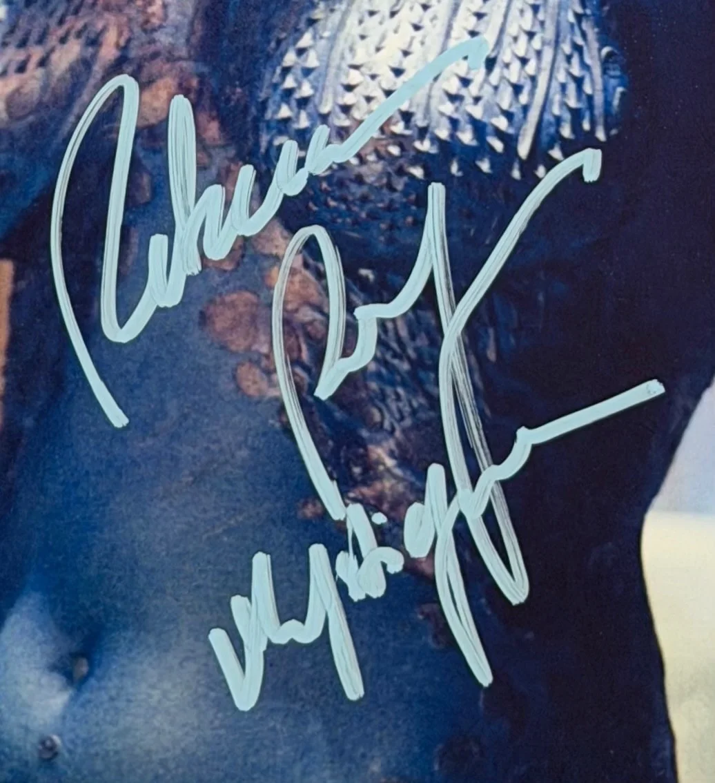 Rebecca Romijn — Rebecca Romijn Signed 8x11.5 Mystique Photo w/ Inscription COA, изображение 2