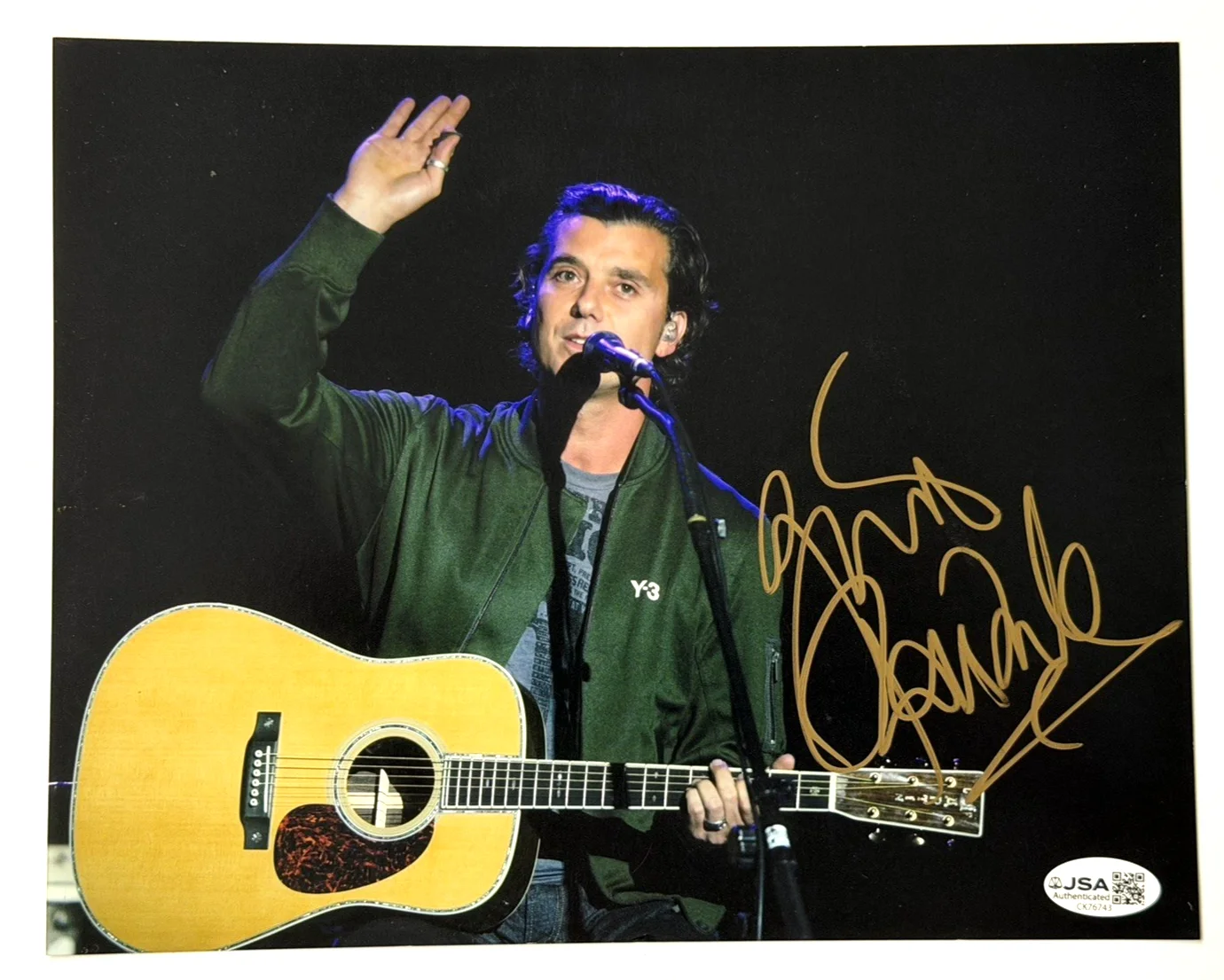 Gavin Rossdale — Gavin Rossdale Signed 8x10 Photo BUSH Autographed JSA COA CK76743 90's Music, image 2