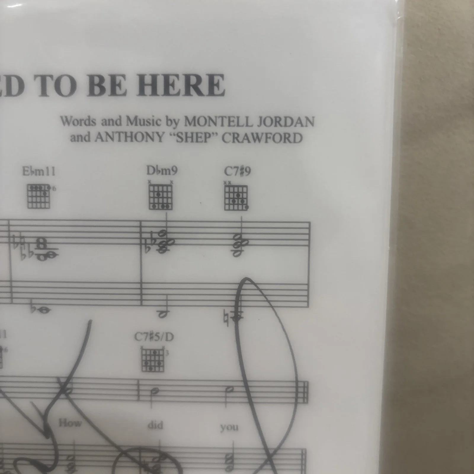 Deborah Cox — Deborah Cox Signed Autographed Nobody's Supposed to Be Here Sheet Music w/COA, изображение 5
