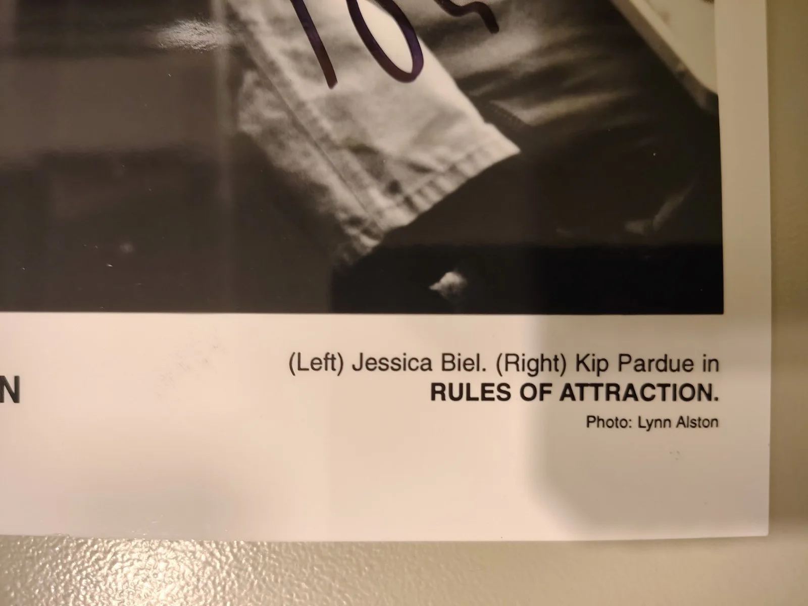 Kip Pardue — RULES OF ATTRACTION movie 🌟Signed🌟 Press Photo Jessica Biel & KIP PARDUE 8x10, изображение 3