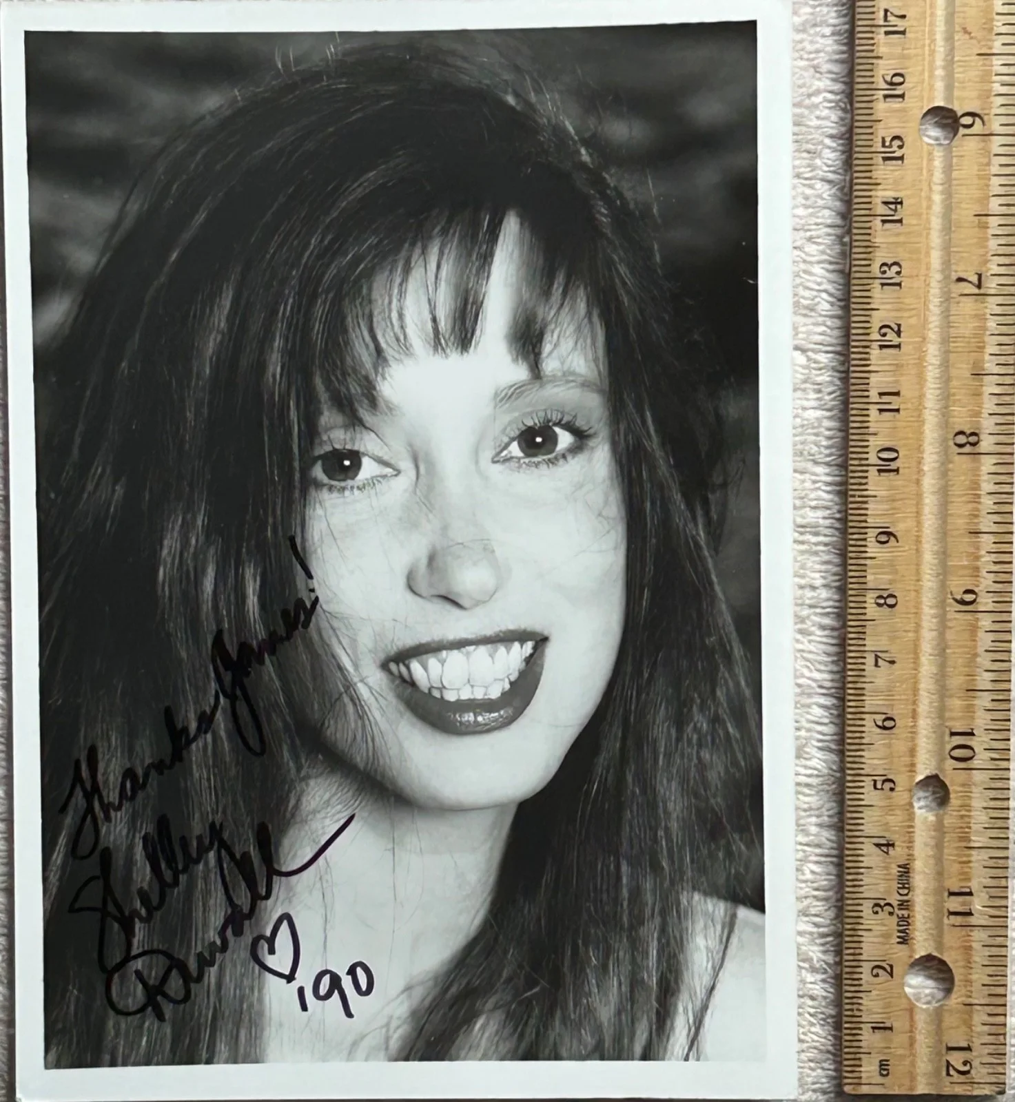 SHELLEY DUVALL—SIGNED PHOTO•Kubrick Shining•Woody Allen•Altman McCabe Popeye, изображение 2
