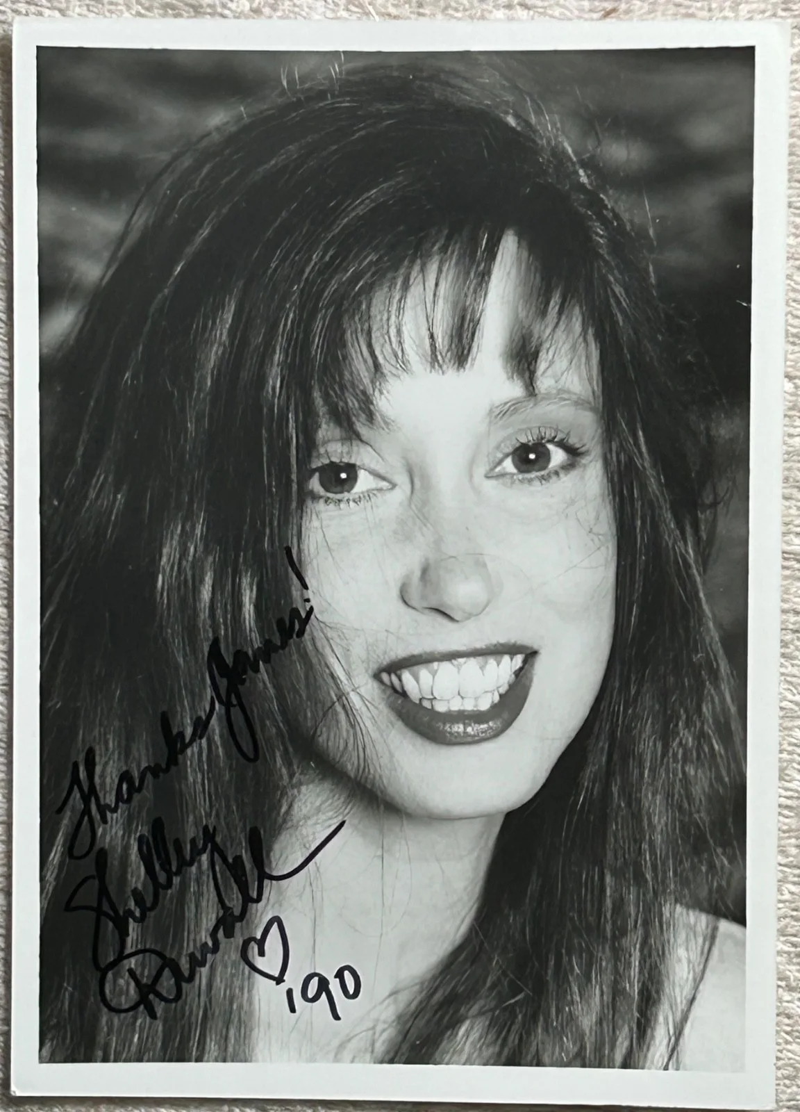 SHELLEY DUVALL—SIGNED PHOTO•Kubrick Shining•Woody Allen•Altman McCabe Popeye, изображение 3